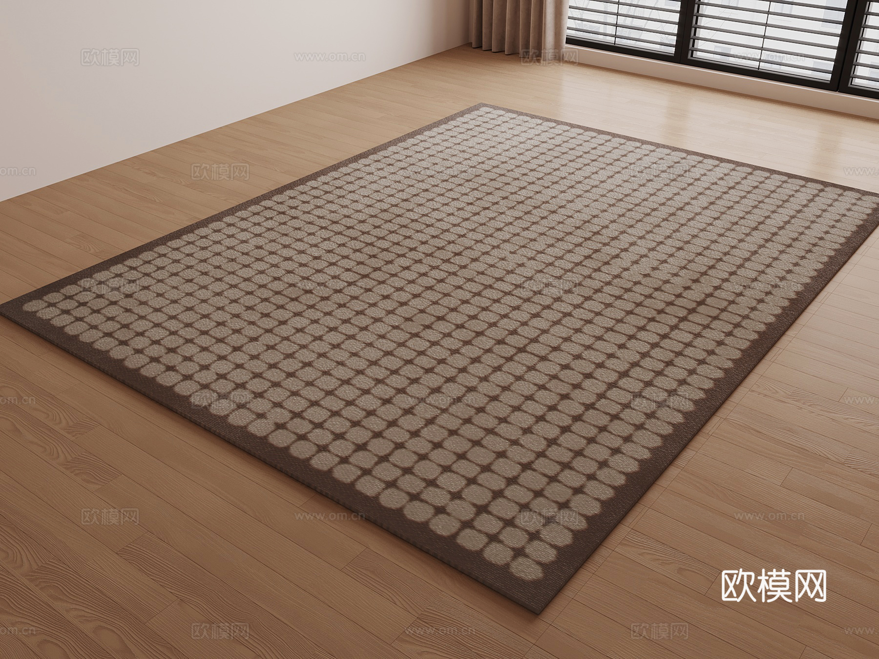 地毯 现代地毯 布艺软饰3d模型