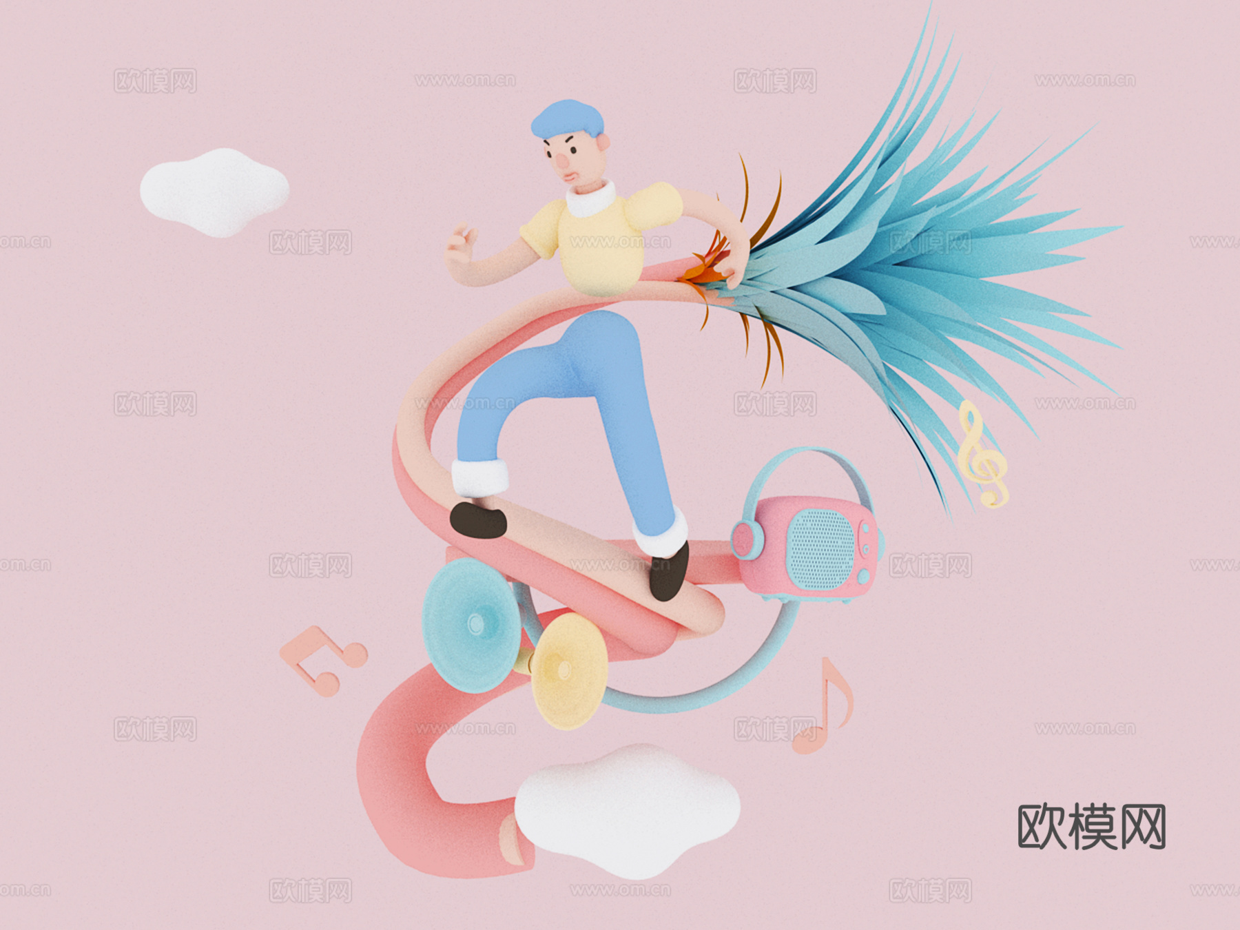 人物 卡通人物3d模型