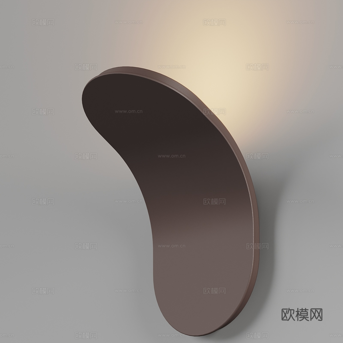 现代极简装饰壁灯3d模型