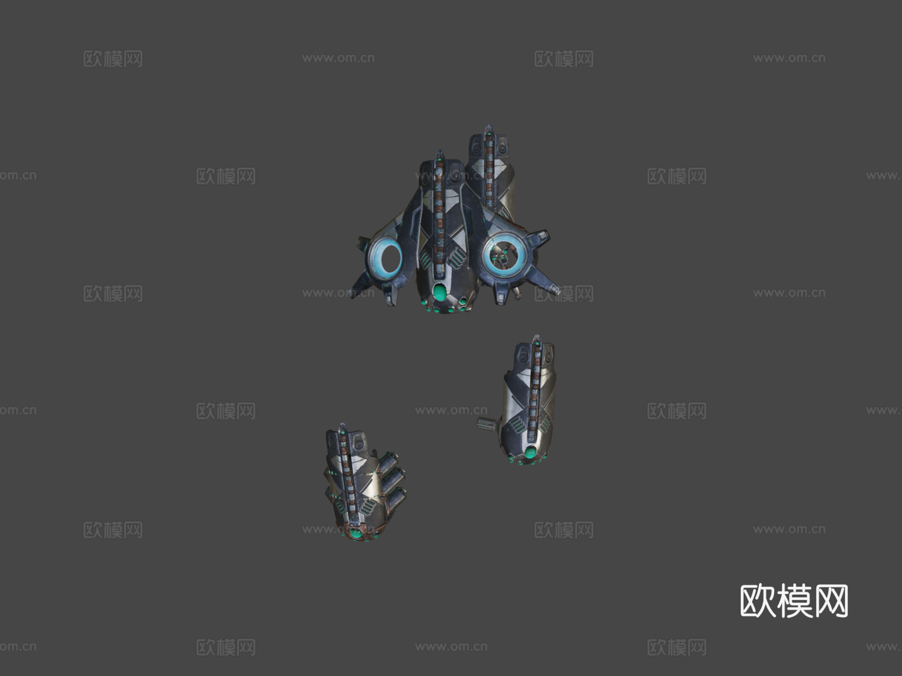 人工智械I-54读数器-第一次接触3d模型