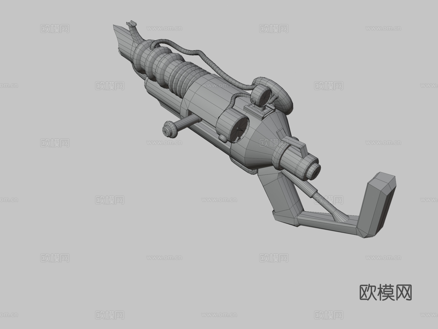 阿尔法计划-冷冻枪3d模型