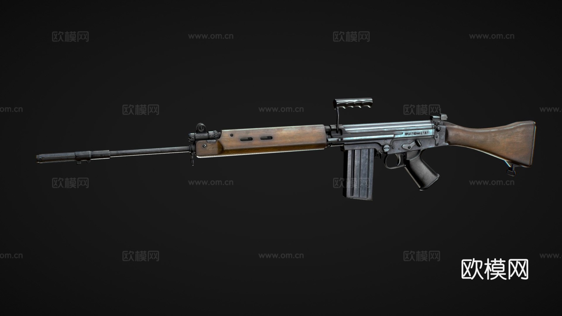 FN FAL3d模型