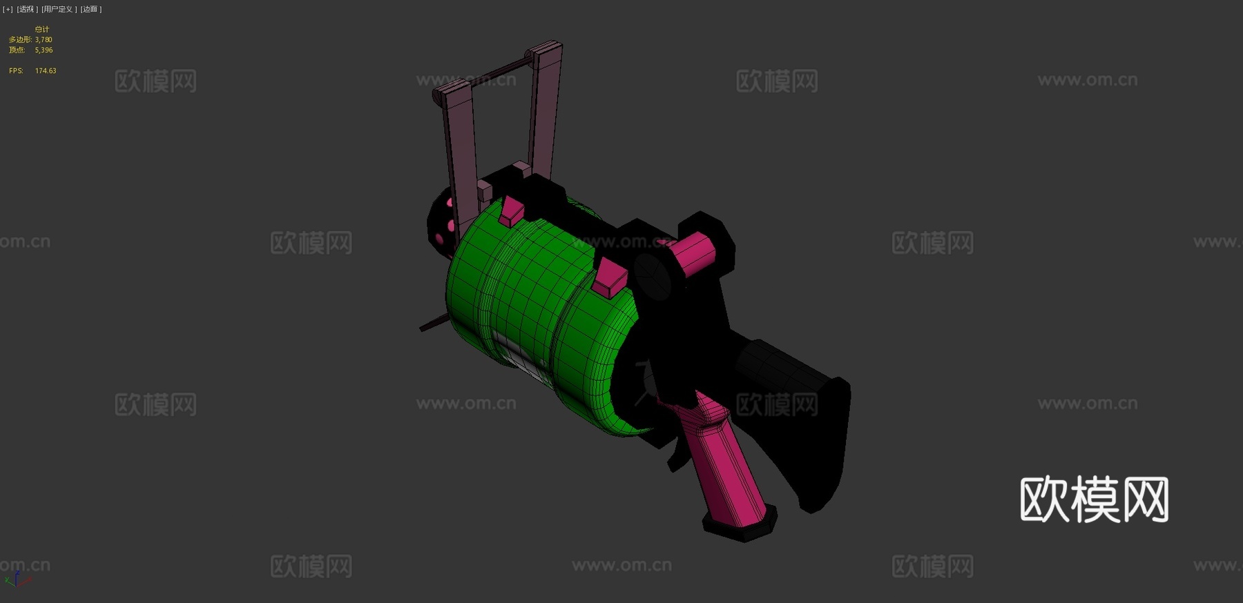 .盖尔52(喷射战士)3d模型