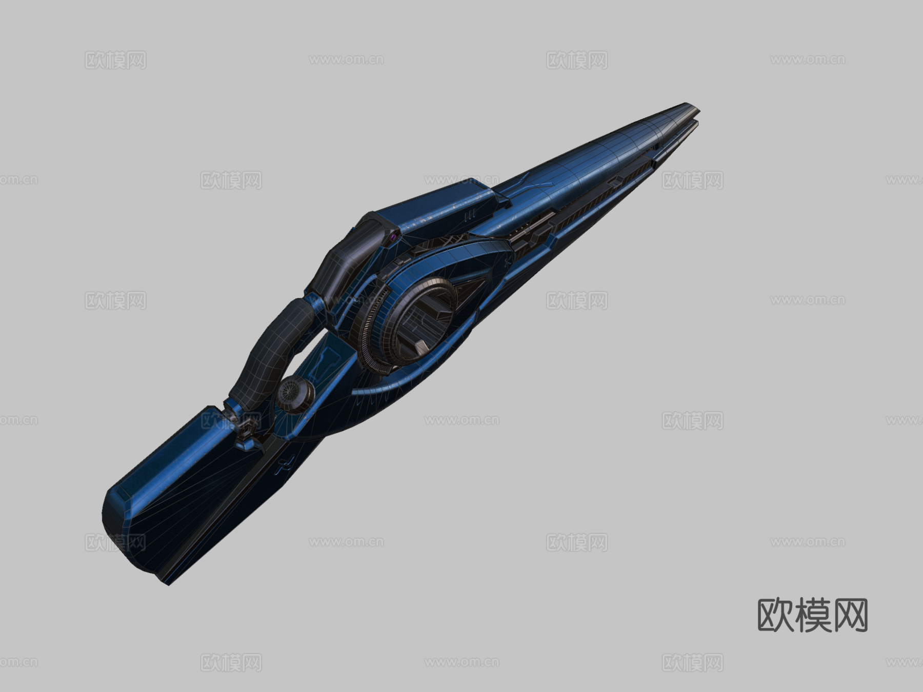 光束步枪(奥斯汀·克莱恩(欧几里得))3d模型