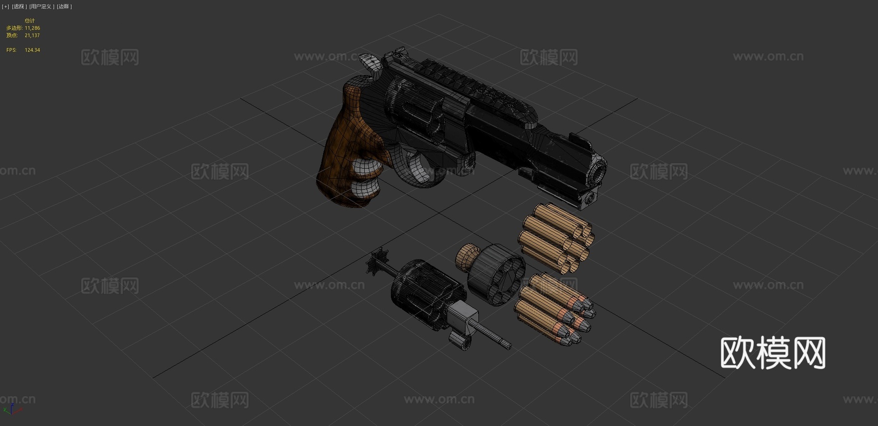 CS左轮皮肤测试13d模型