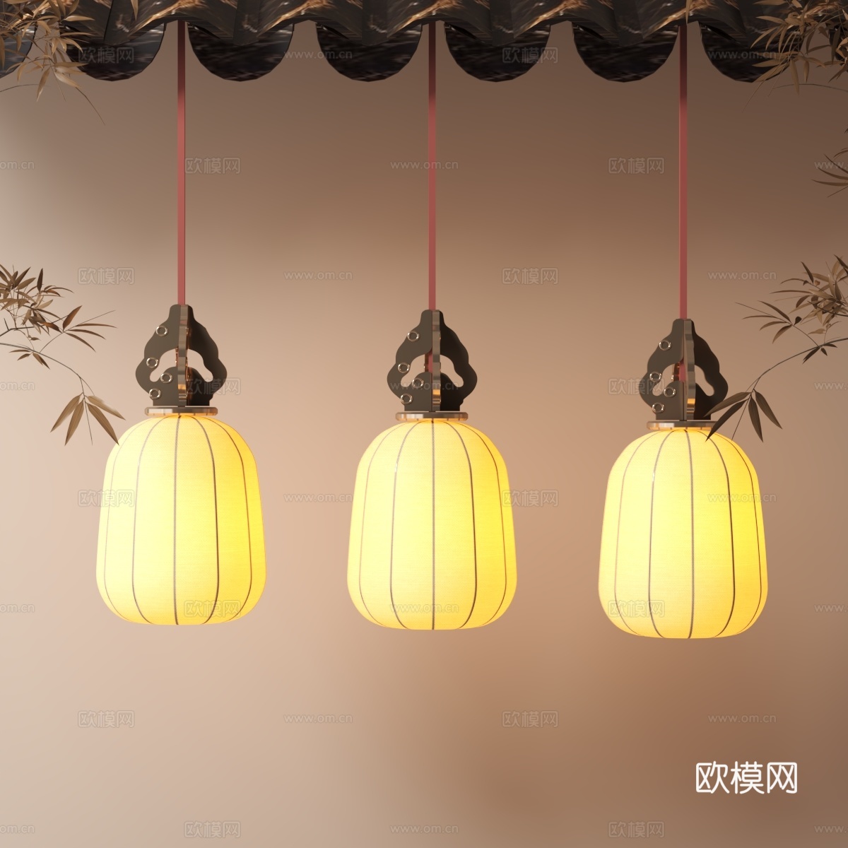灯笼su模型
