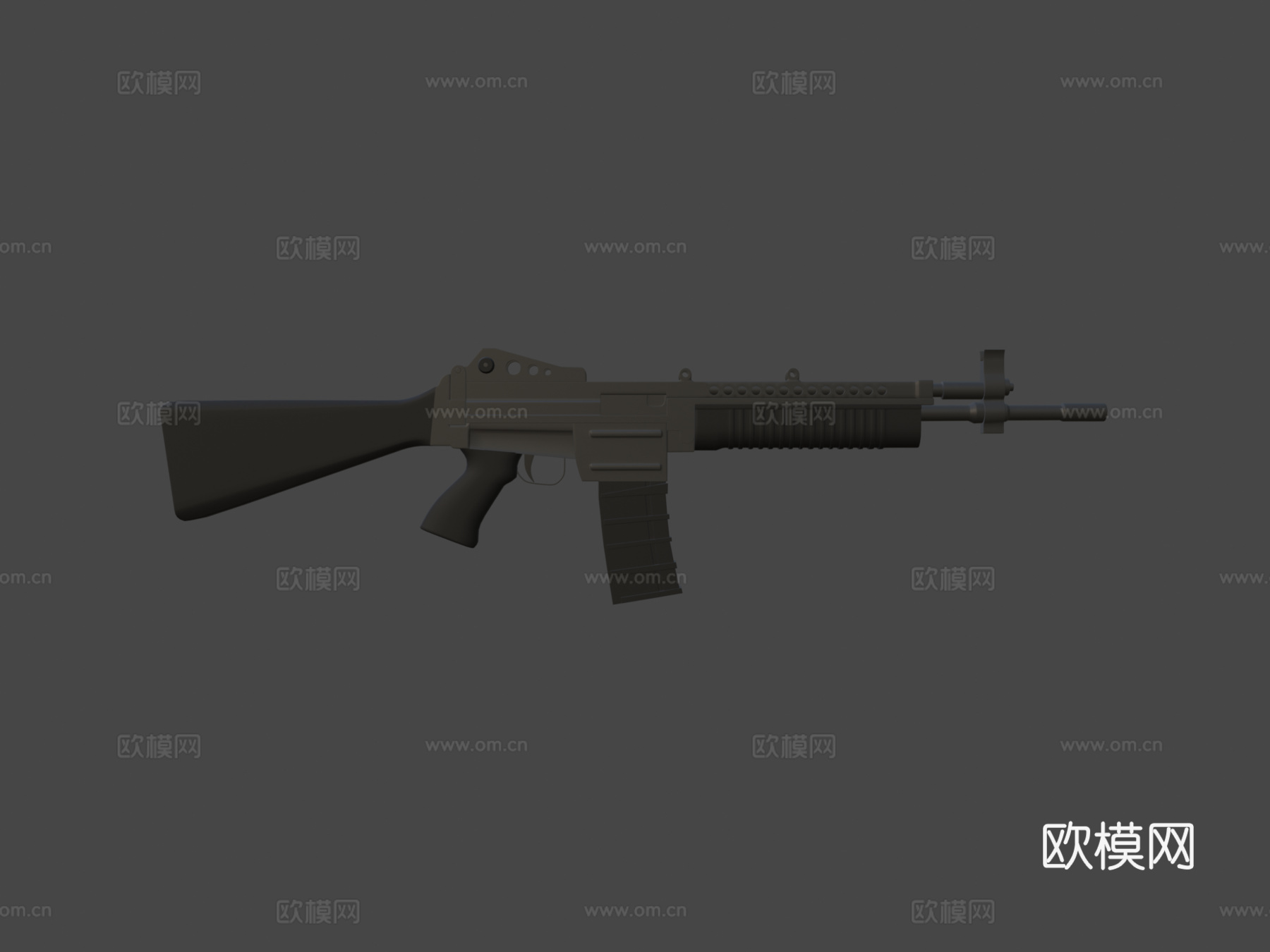 M96侦察兵平滑版3d模型