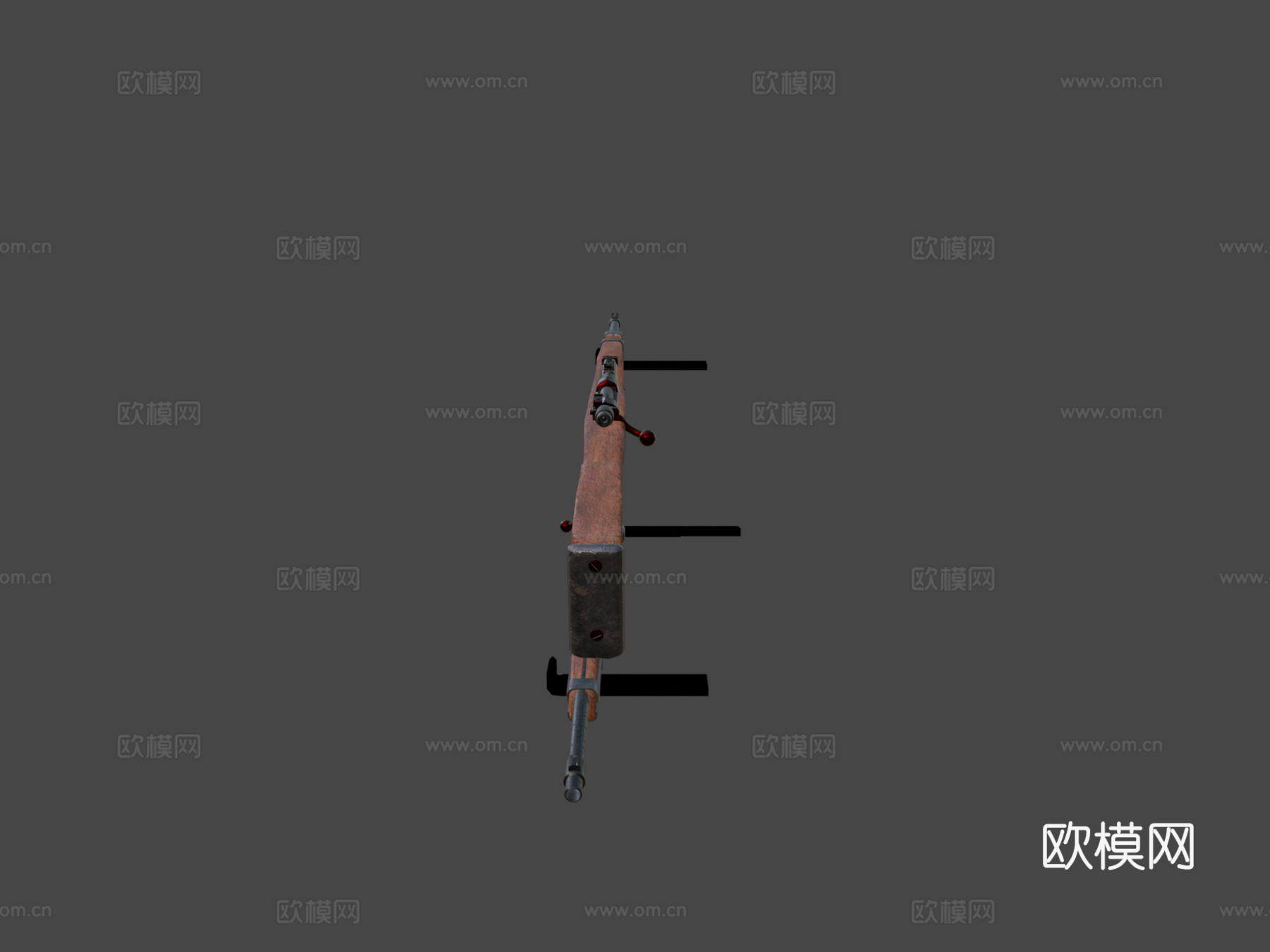 生锈的Kar98K3d模型