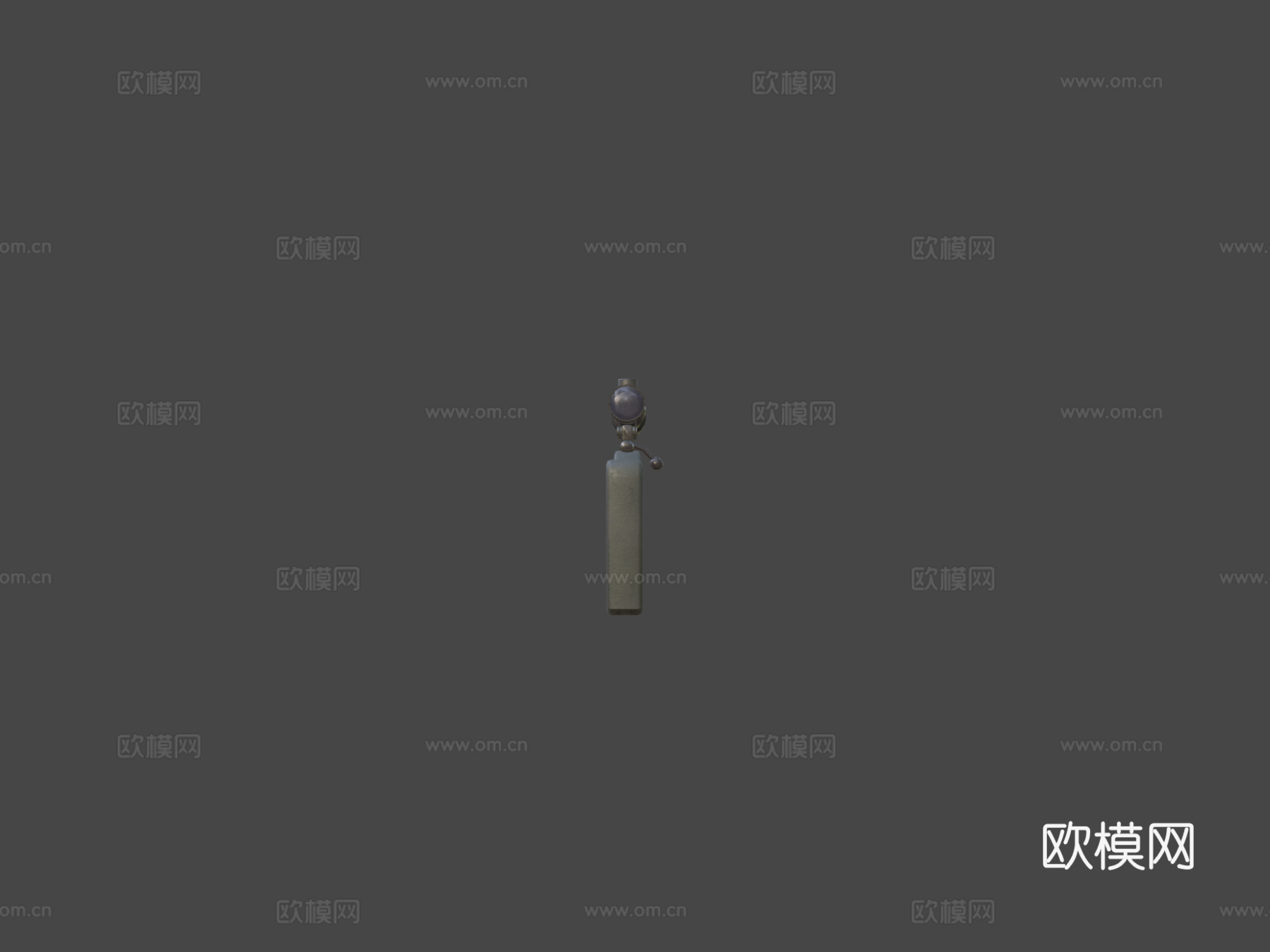 简易狙击枪3d模型