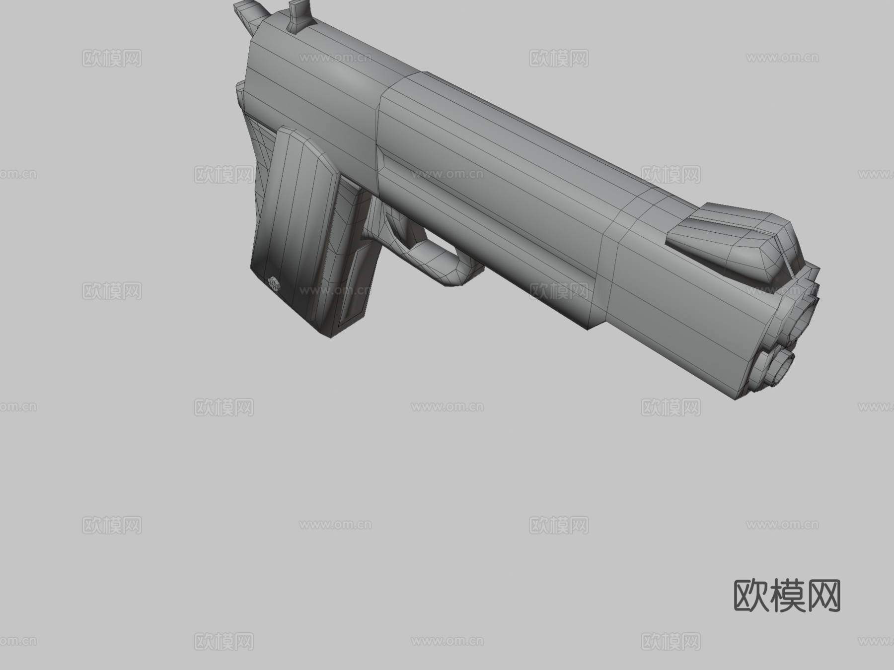 手枪V2(M1911)3d模型