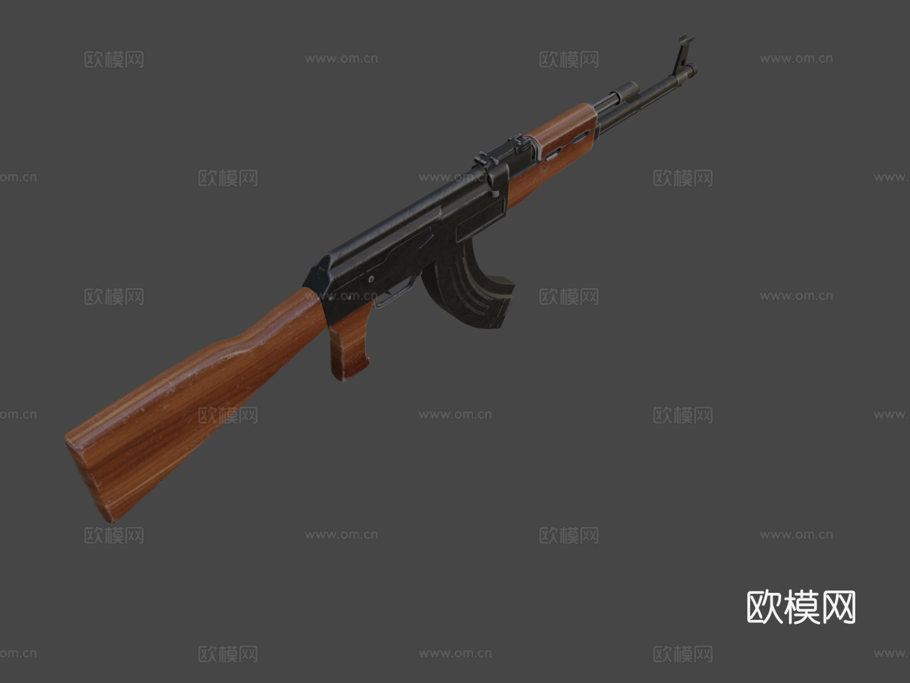 AK47贴图练习3d模型