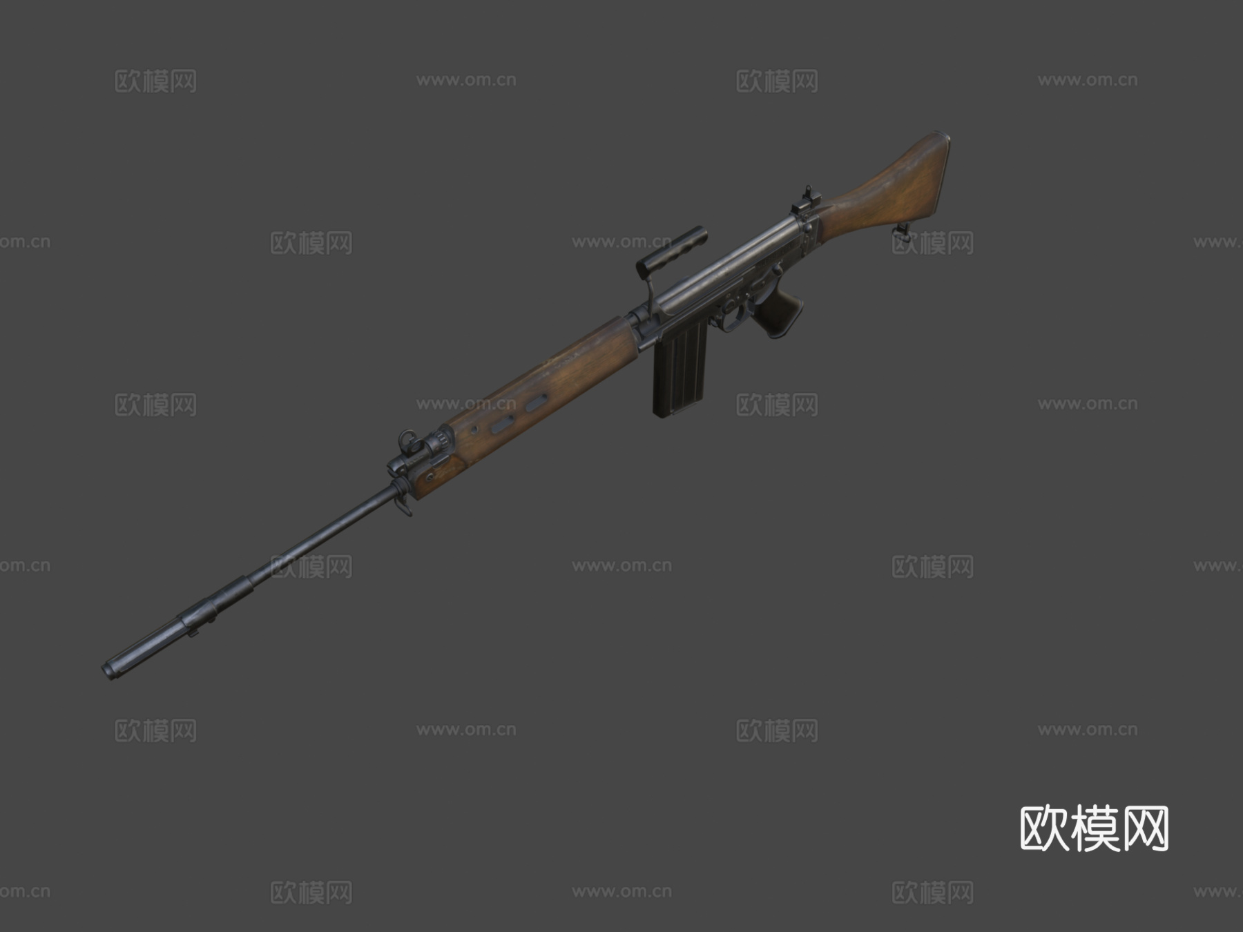 FN FAL3d模型