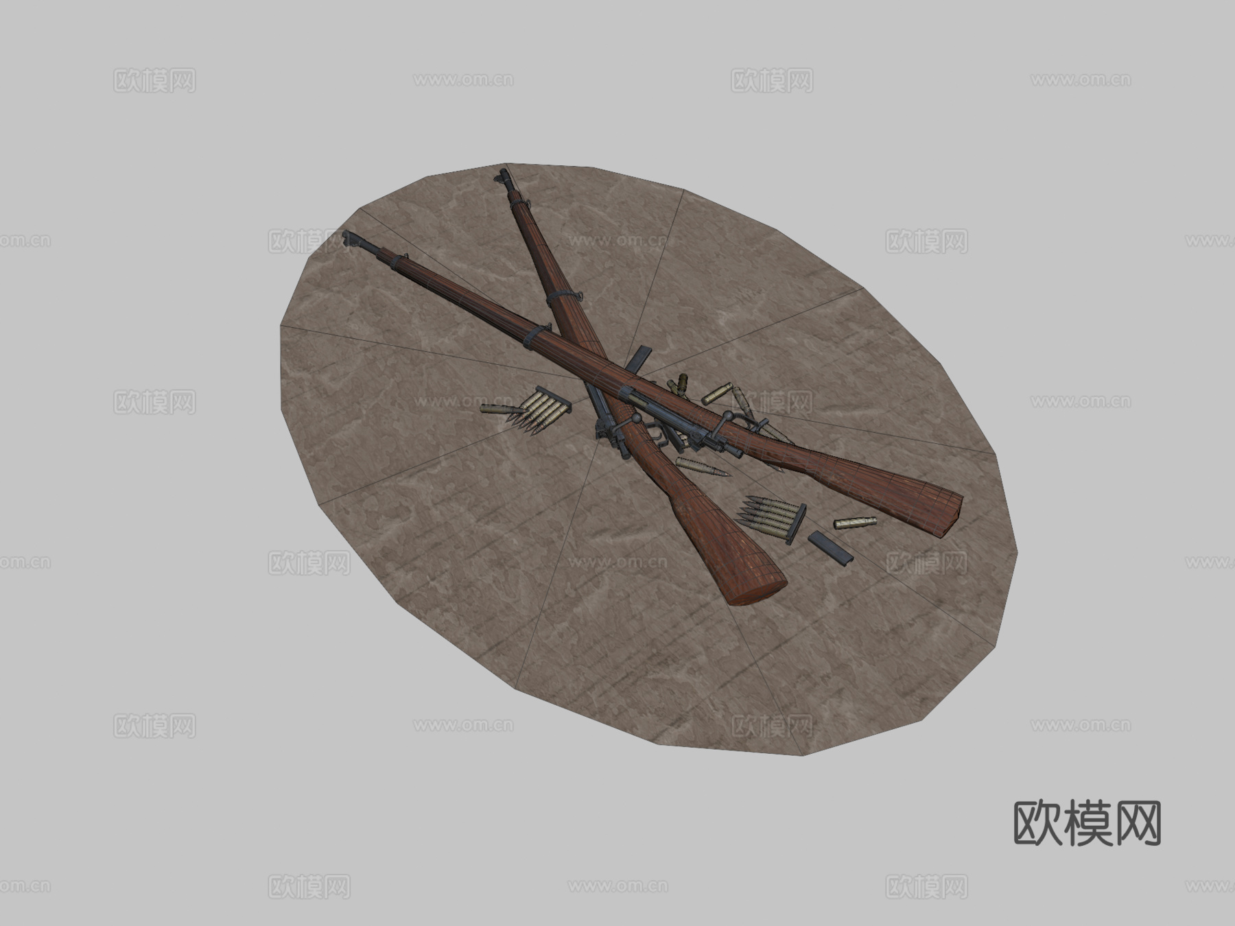 春田M1903步枪3d模型