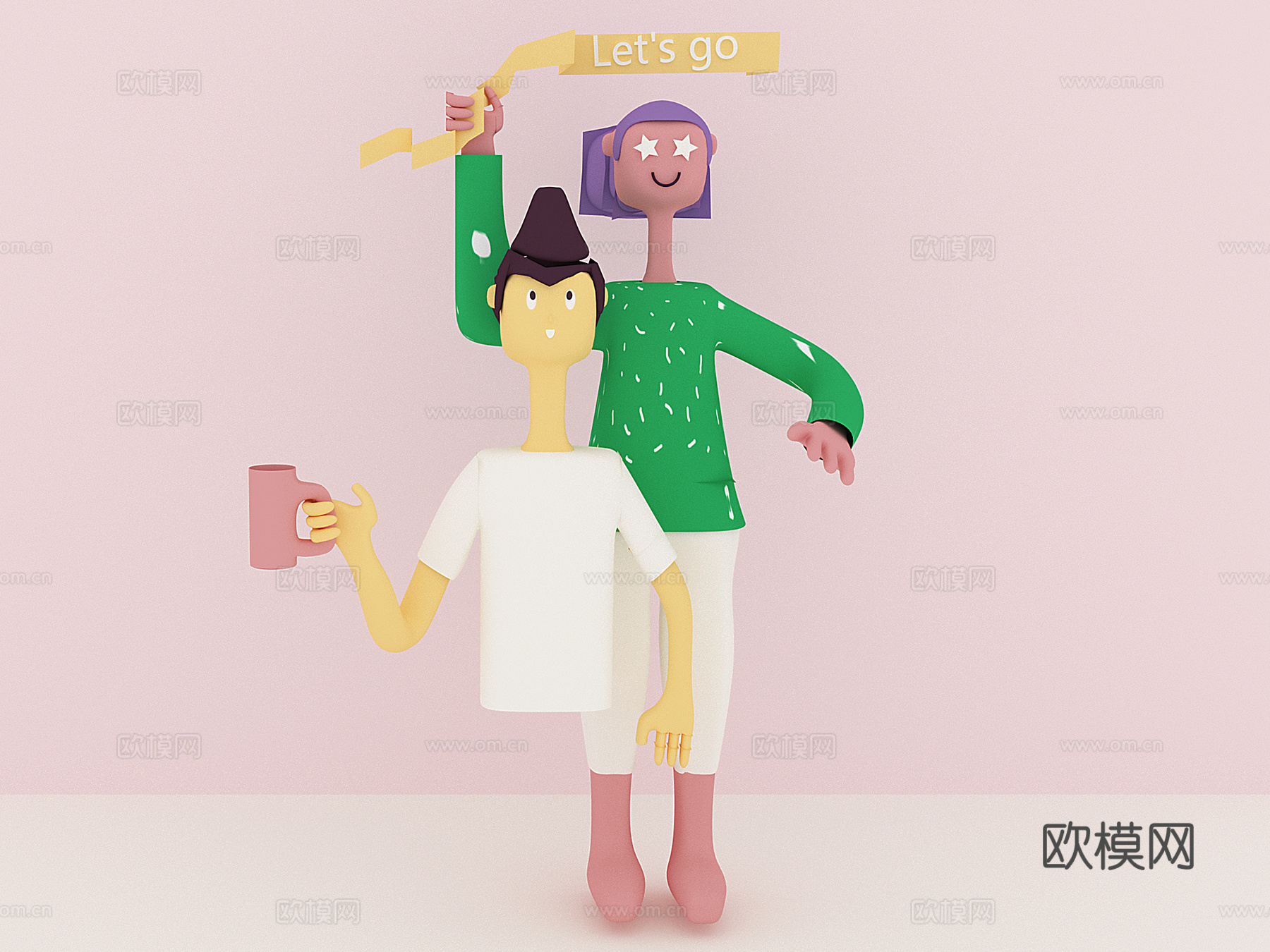 人物 卡通人物3d模型