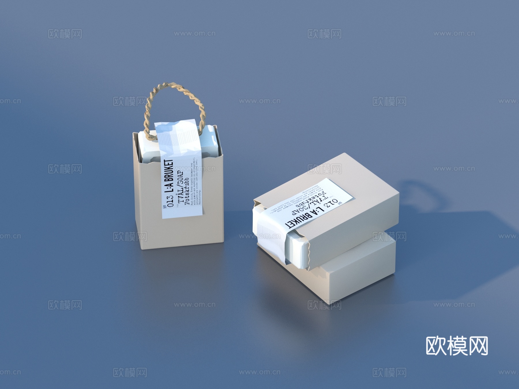 香皂 洗浴用品3d模型