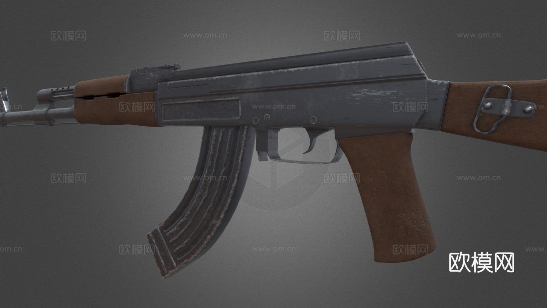 AK-47卡拉什尼科夫3d模型