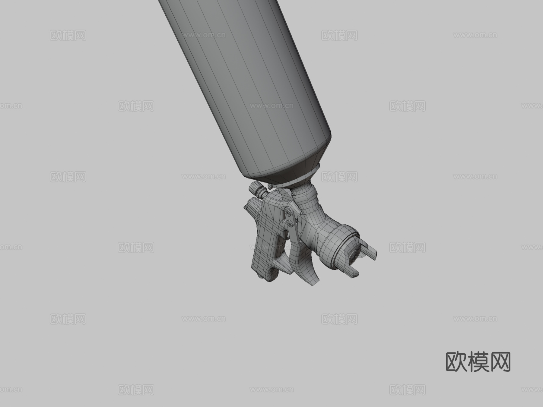 喷漆枪3d模型