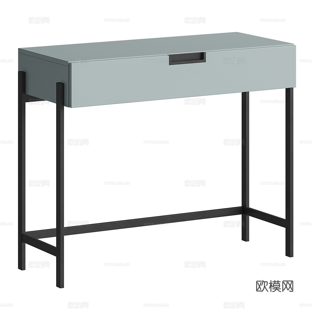 现代意式极简书桌3d模型