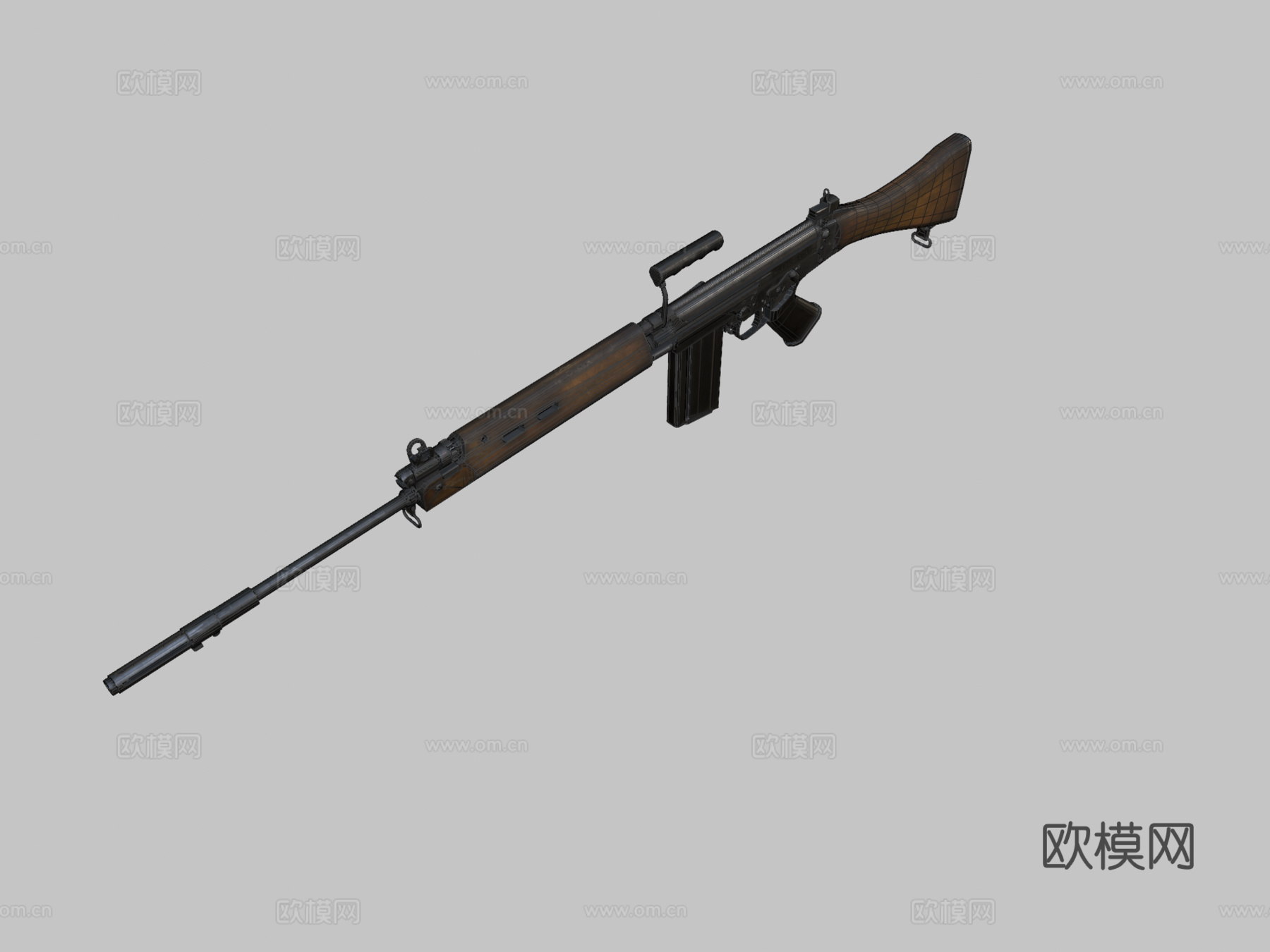 FN FAL3d模型