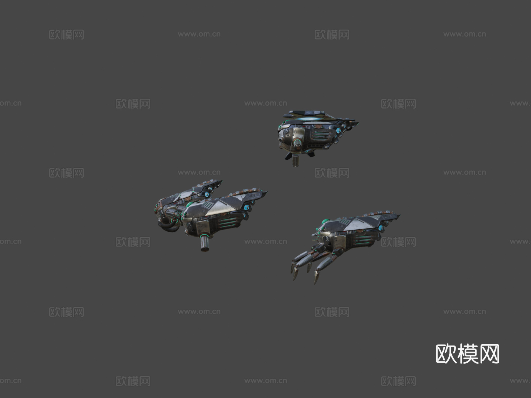 人工智械I-54读数器-第一次接触3d模型