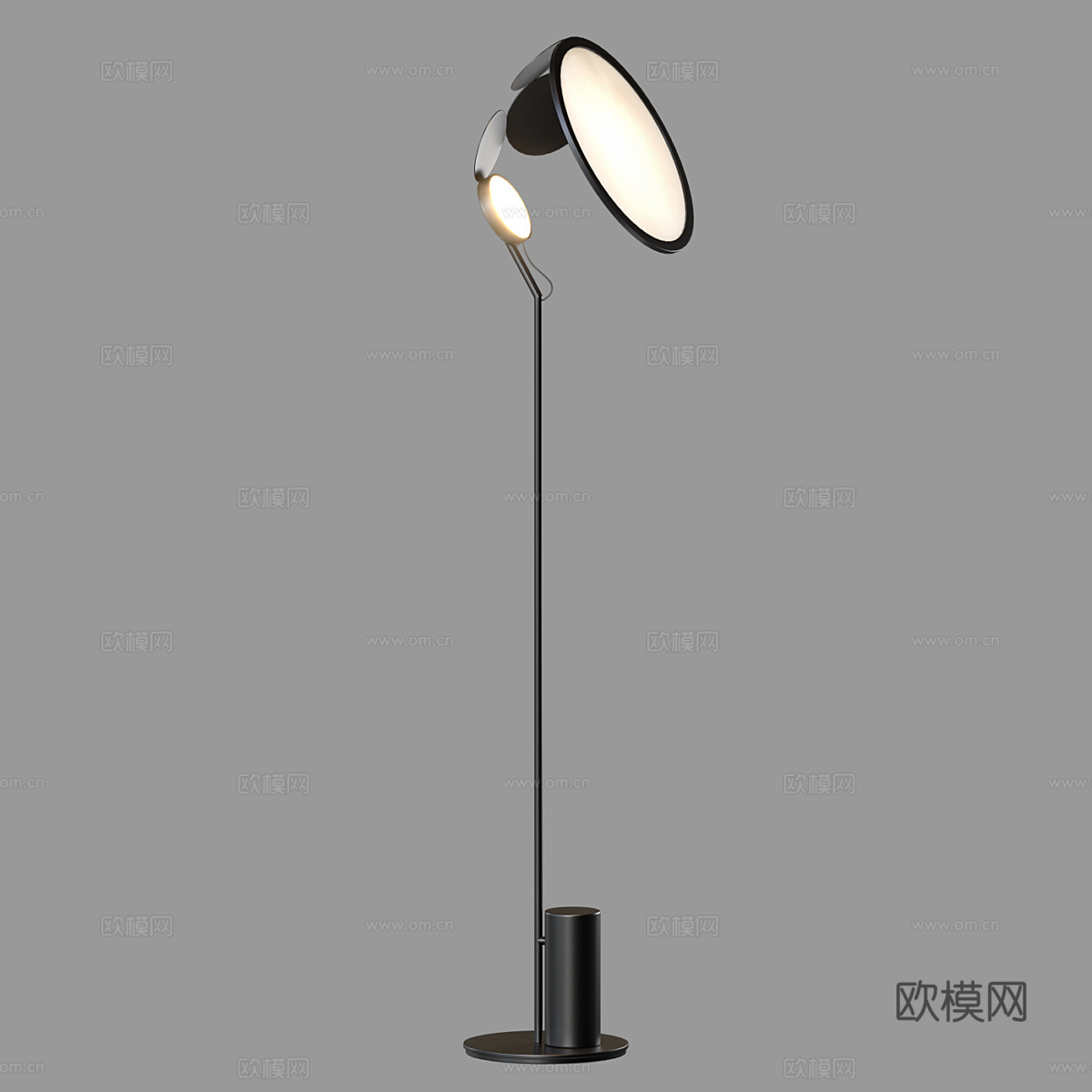 现代简约落地灯 落地灯 简约落地灯 书房落地灯 灯3d模型