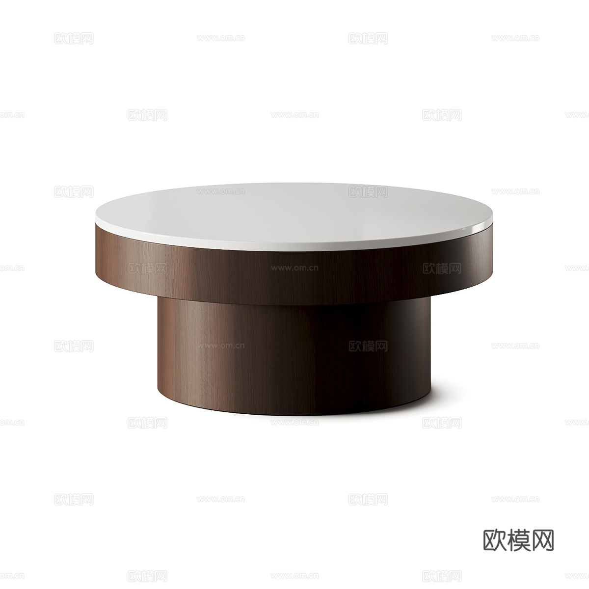 现代意式茶几组合3d模型