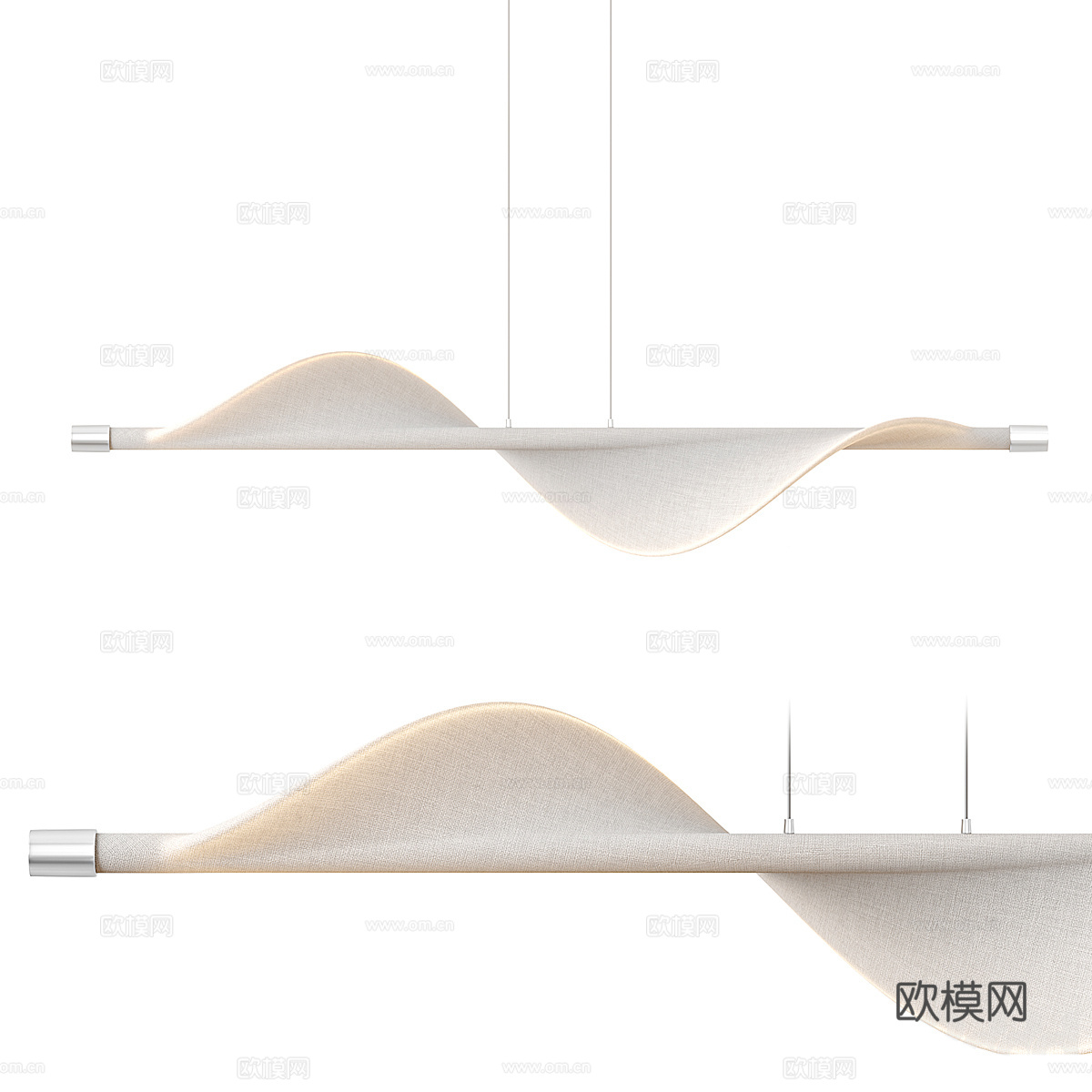新中式装饰吊灯3d模型