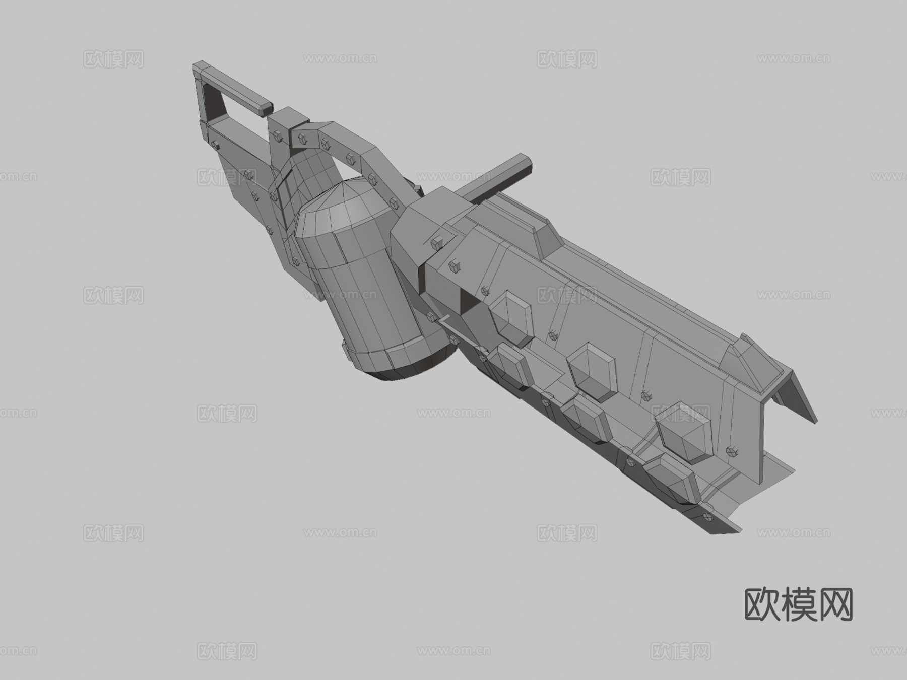 水晶等离子炮3d模型3d模型