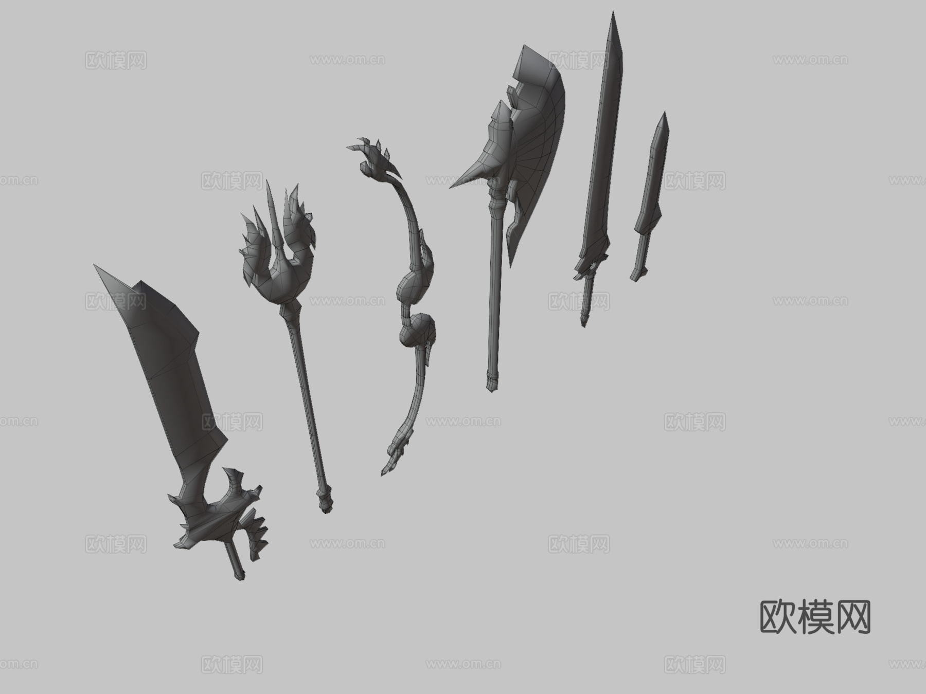 强力武器3d模型