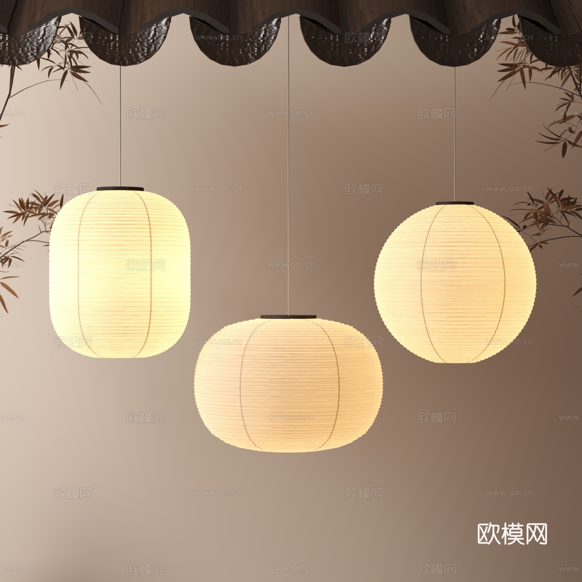 灯笼su模型