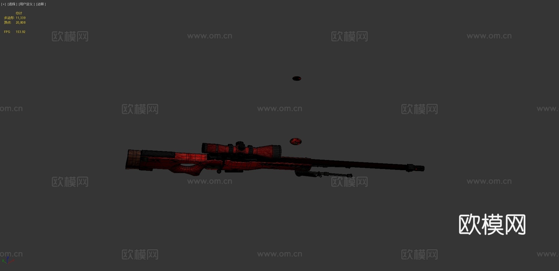 AWP-祖母地毯3d模型