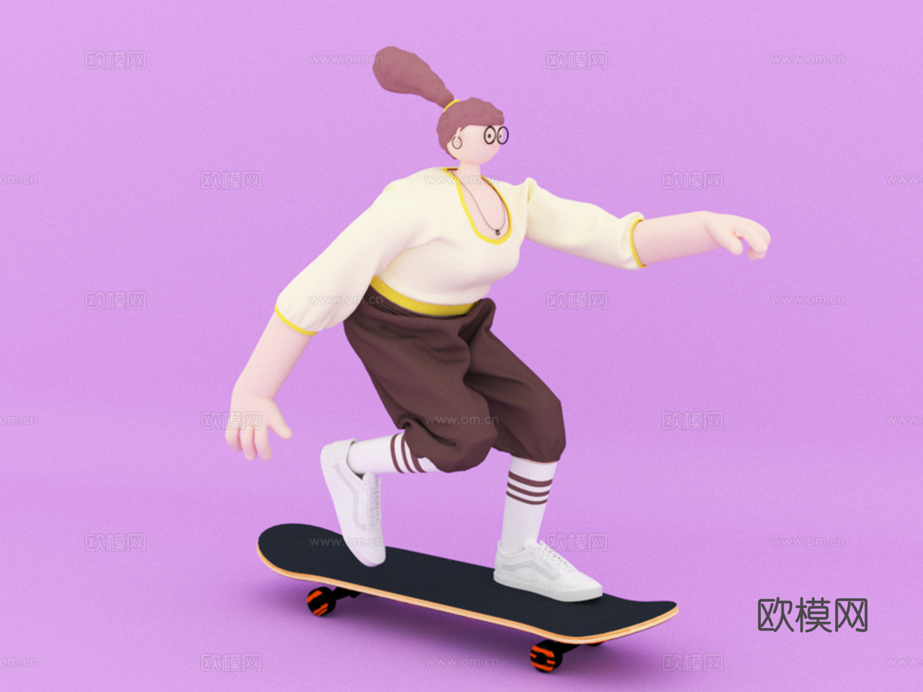 人物 卡通人物3d模型