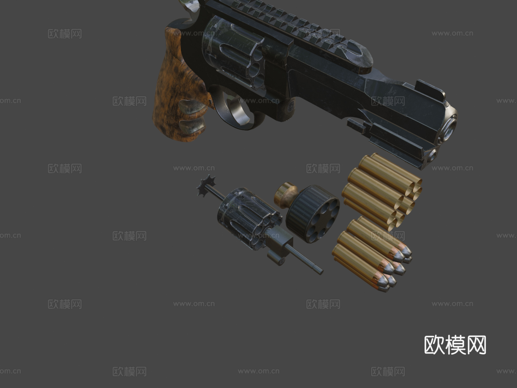 CS左轮皮肤测试13d模型