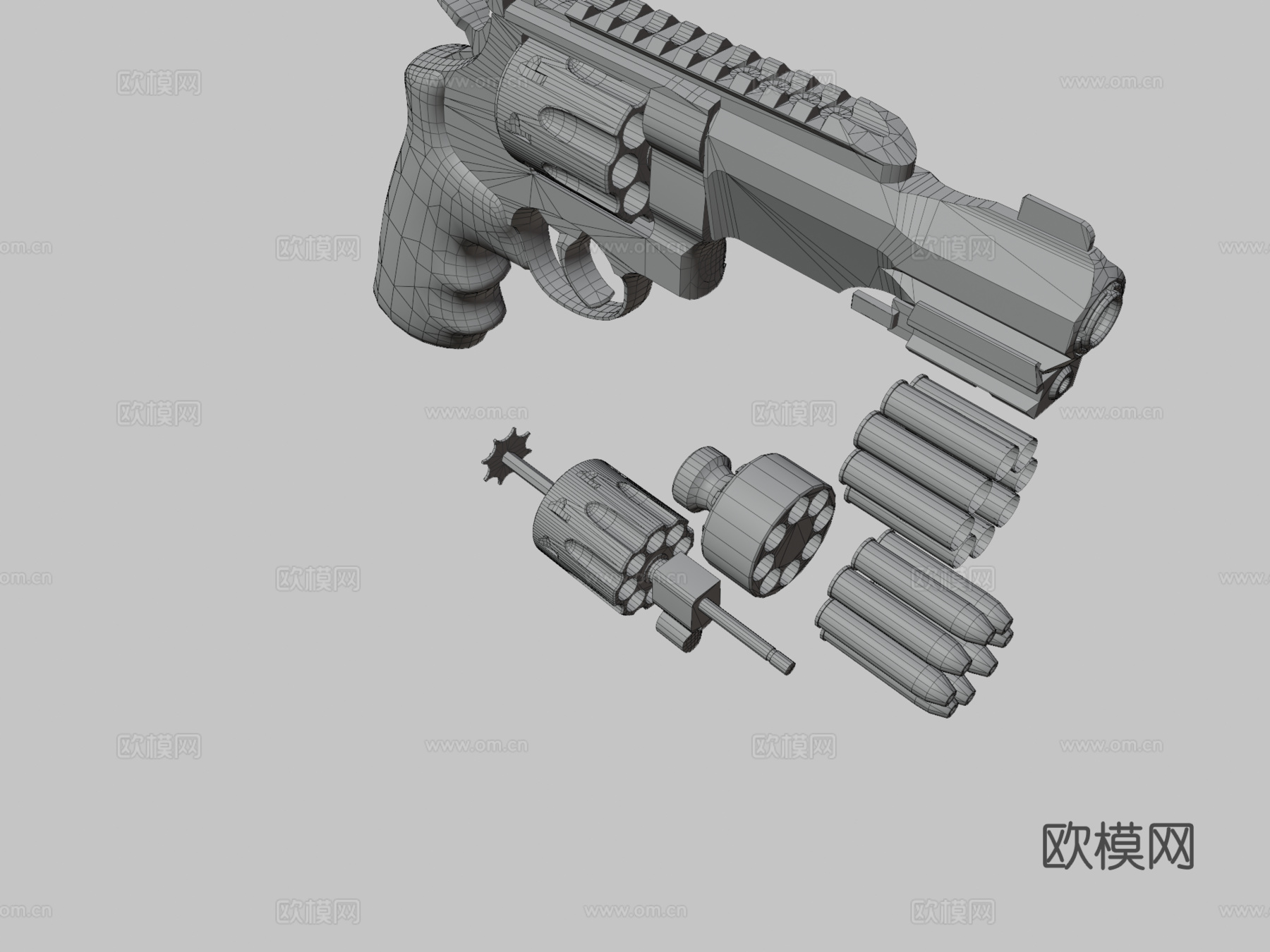 CS左轮皮肤测试13d模型