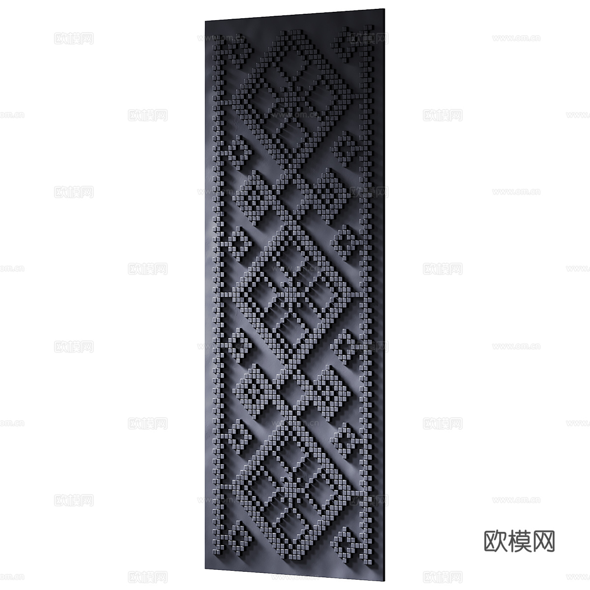 现代侘寂艺术挂件3d模型