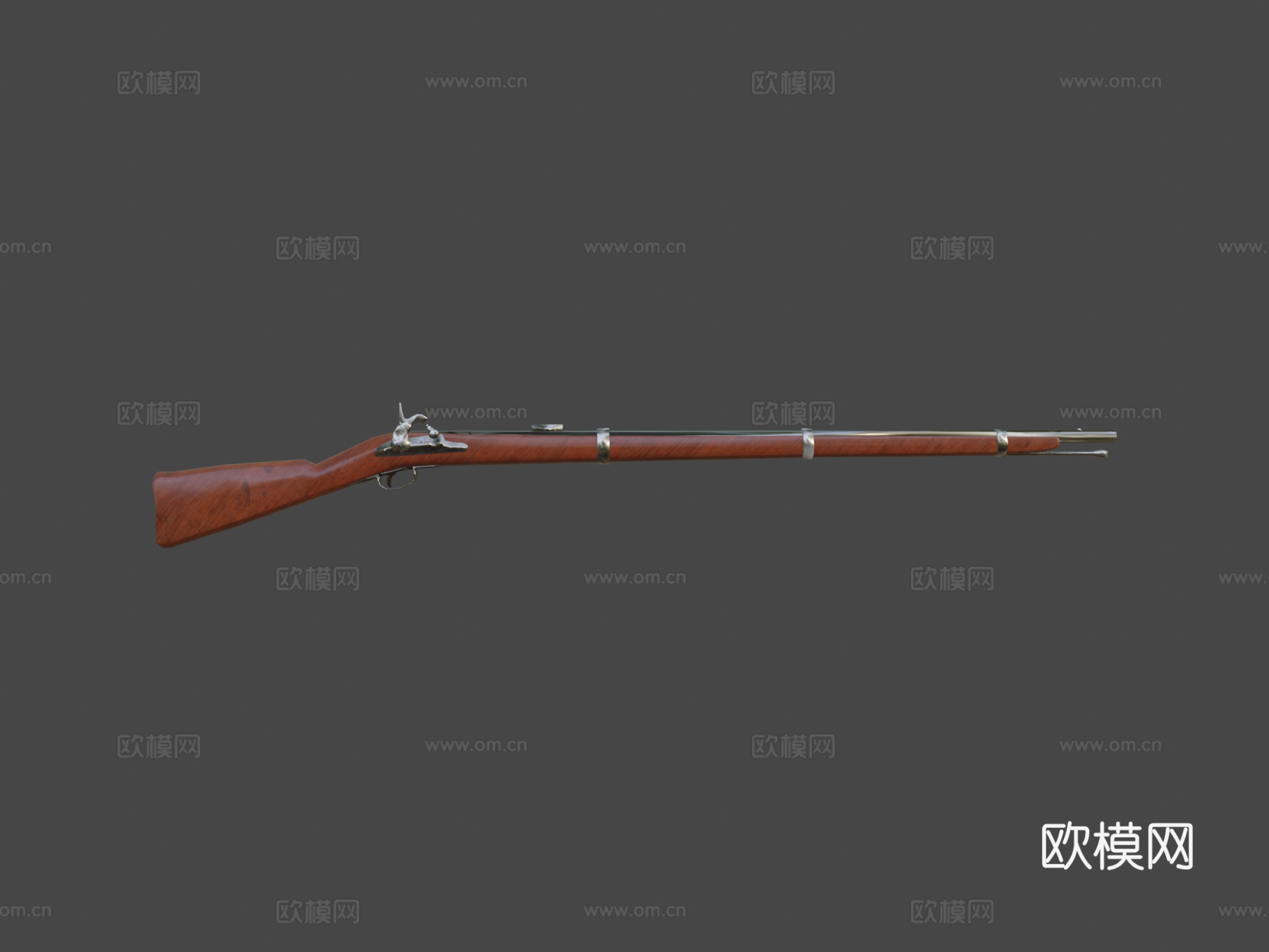 斯普林菲尔德1861型3d模型