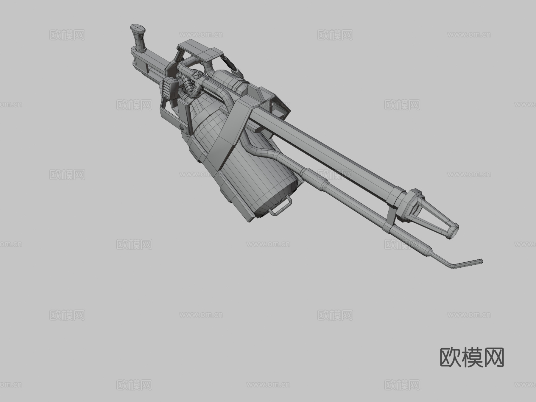 粉丝艺术-辐射4-火焰喷射器模型3d模型