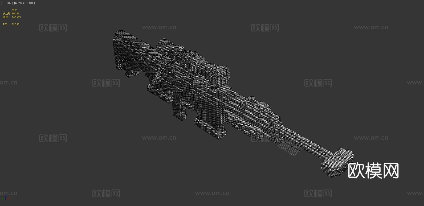 体素DSR-50(立方64-128)[已退役]3d模型