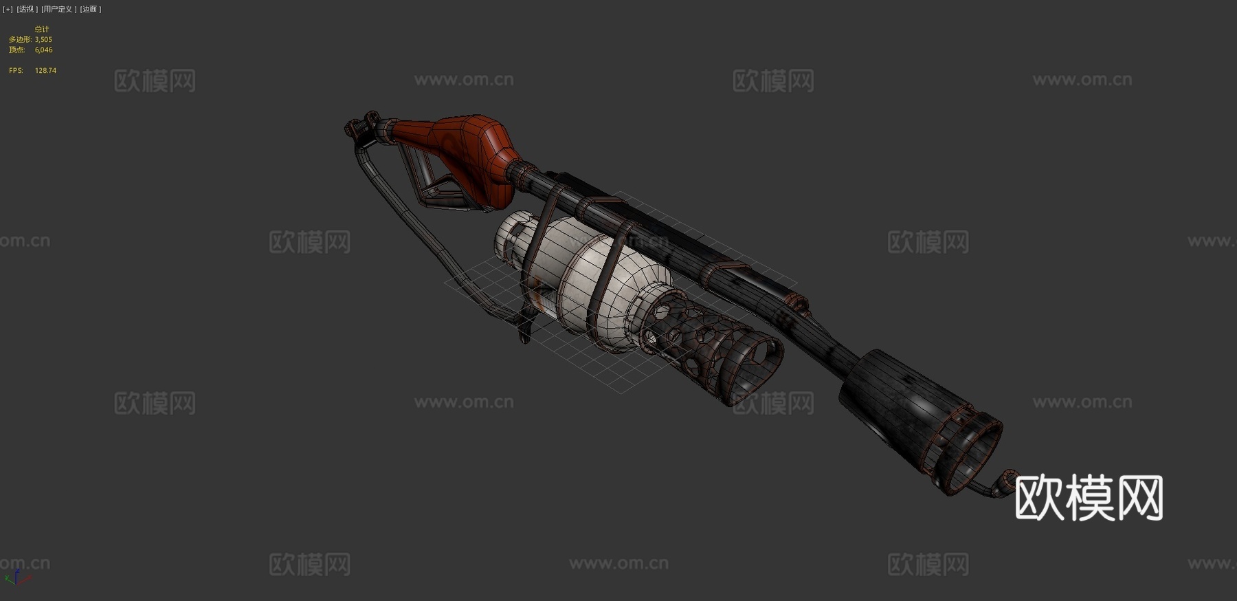 火焰喷射器(团队要塞2)3d模型