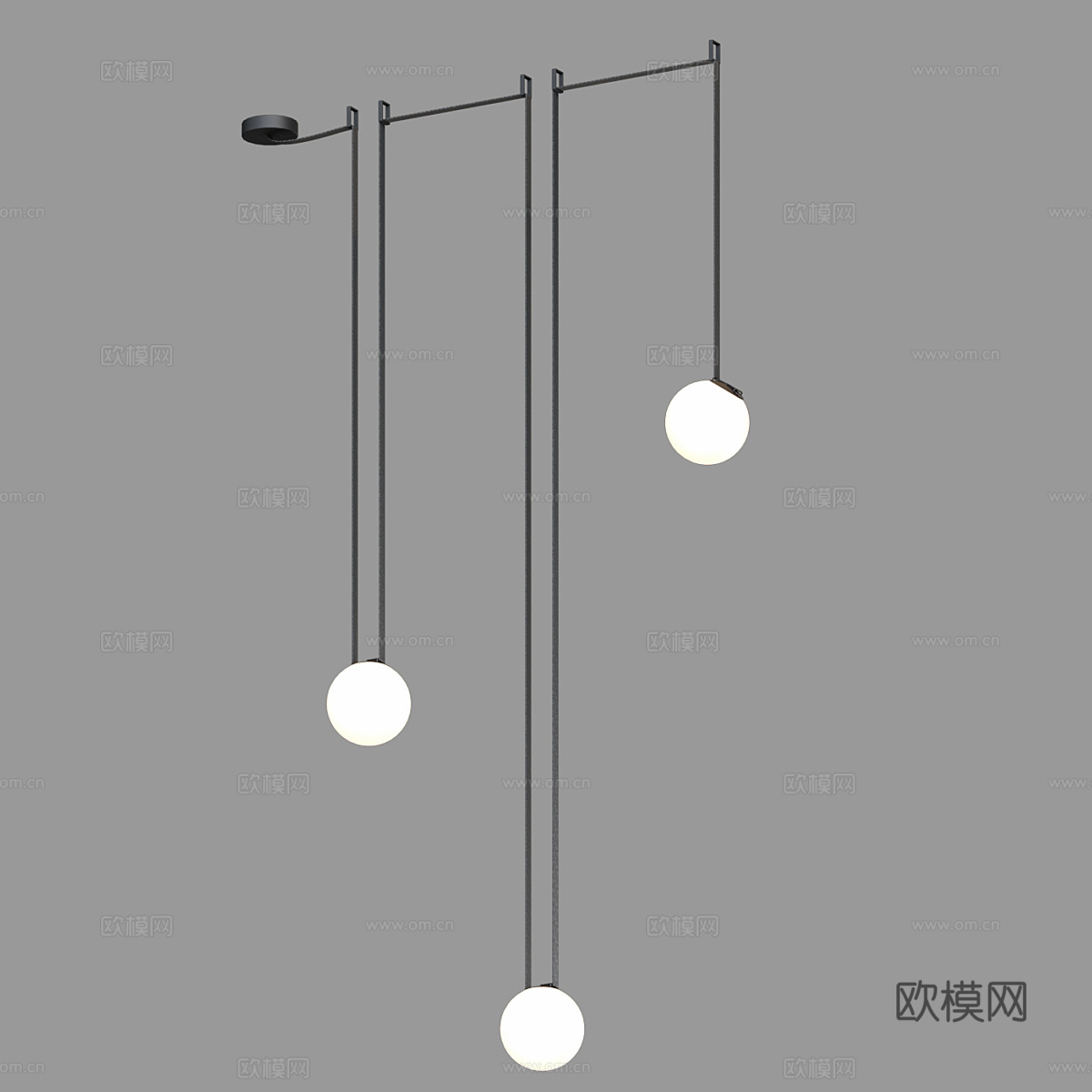 现代简约吊灯 吊灯  简约吊灯 餐厅吊灯 客厅吊灯 灯3d模型