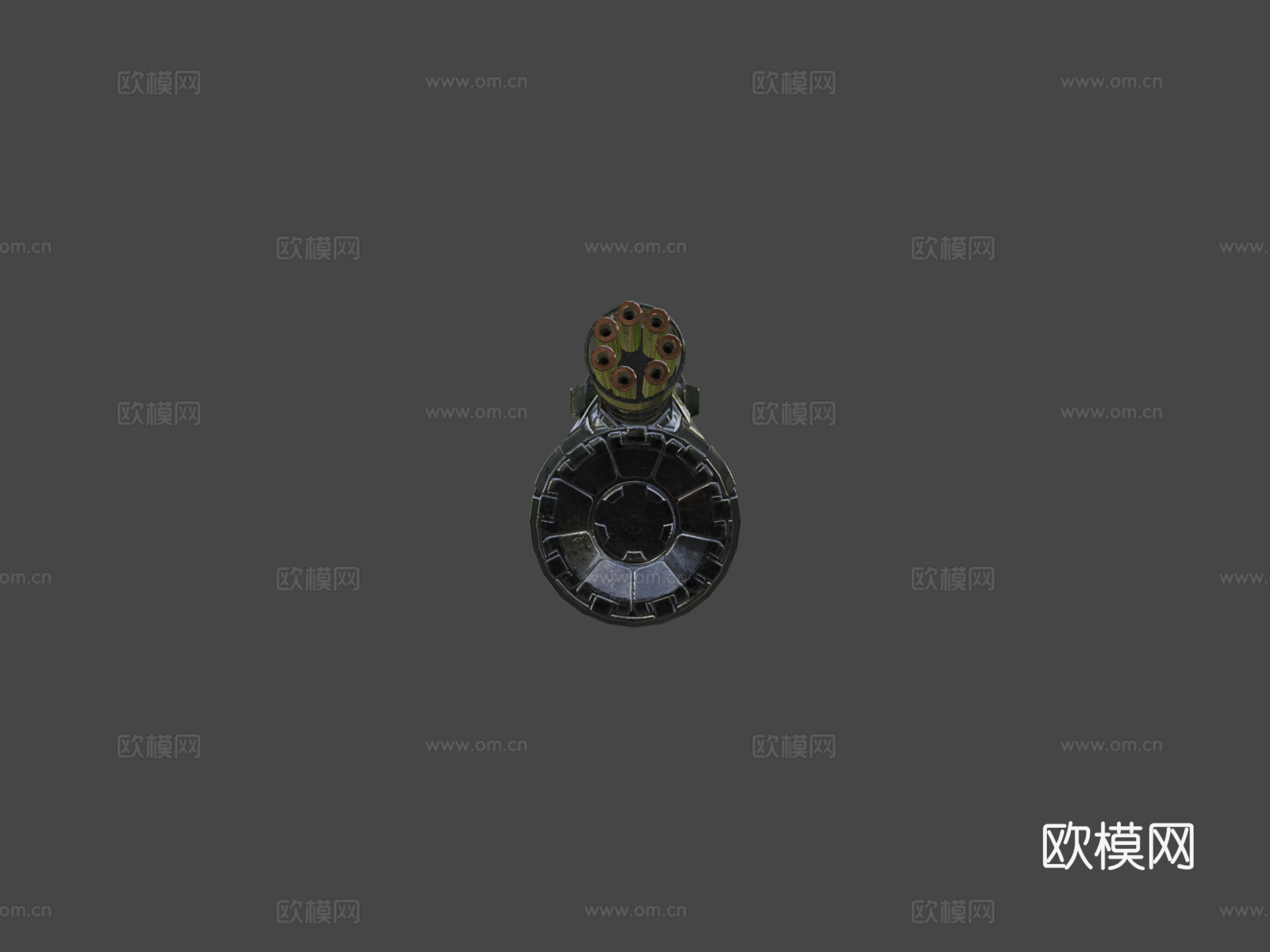 自动炮-读数器-第一次接触3d模型