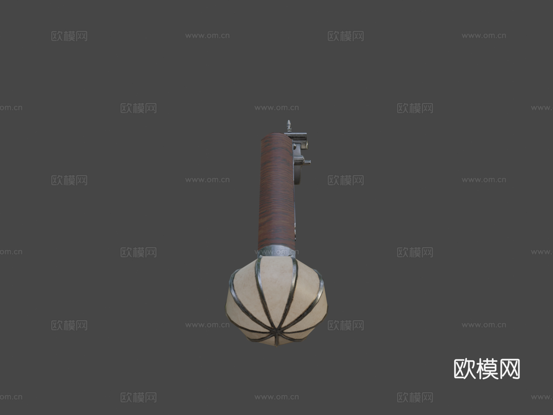 燧发手枪3d模型