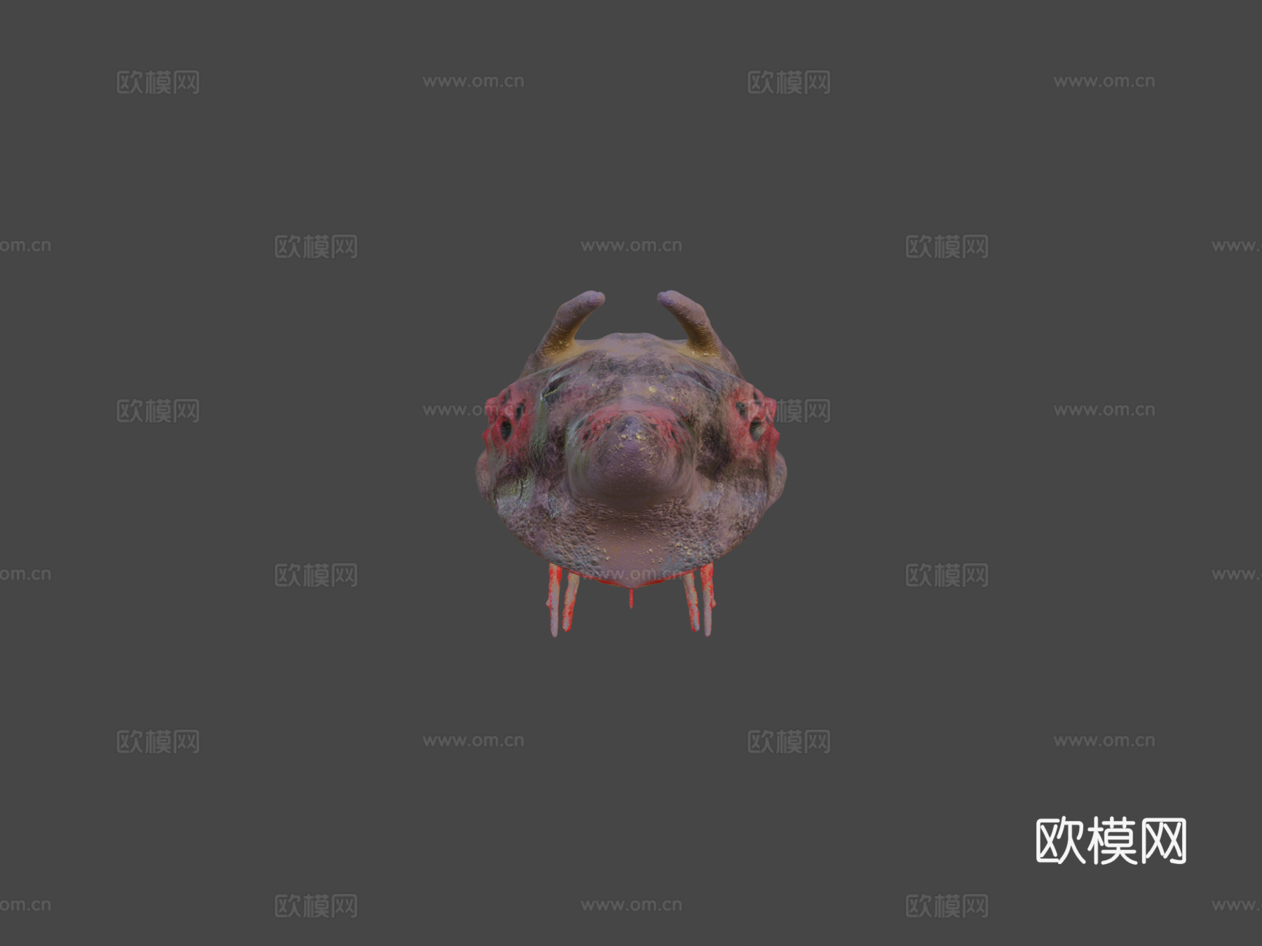奥博加尔长矛兵3d模型