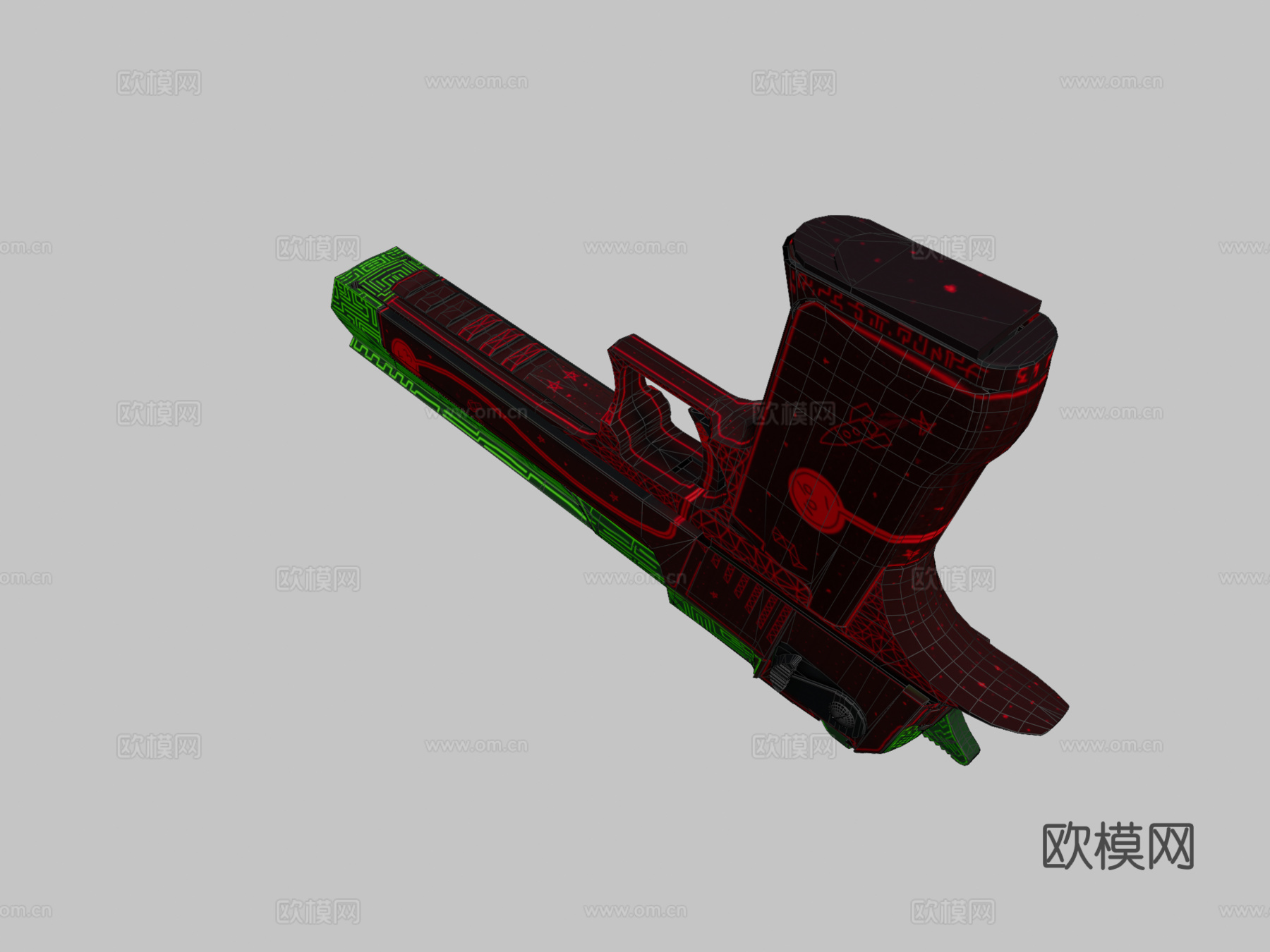 沙漠之鹰-理性迷宫3d模型