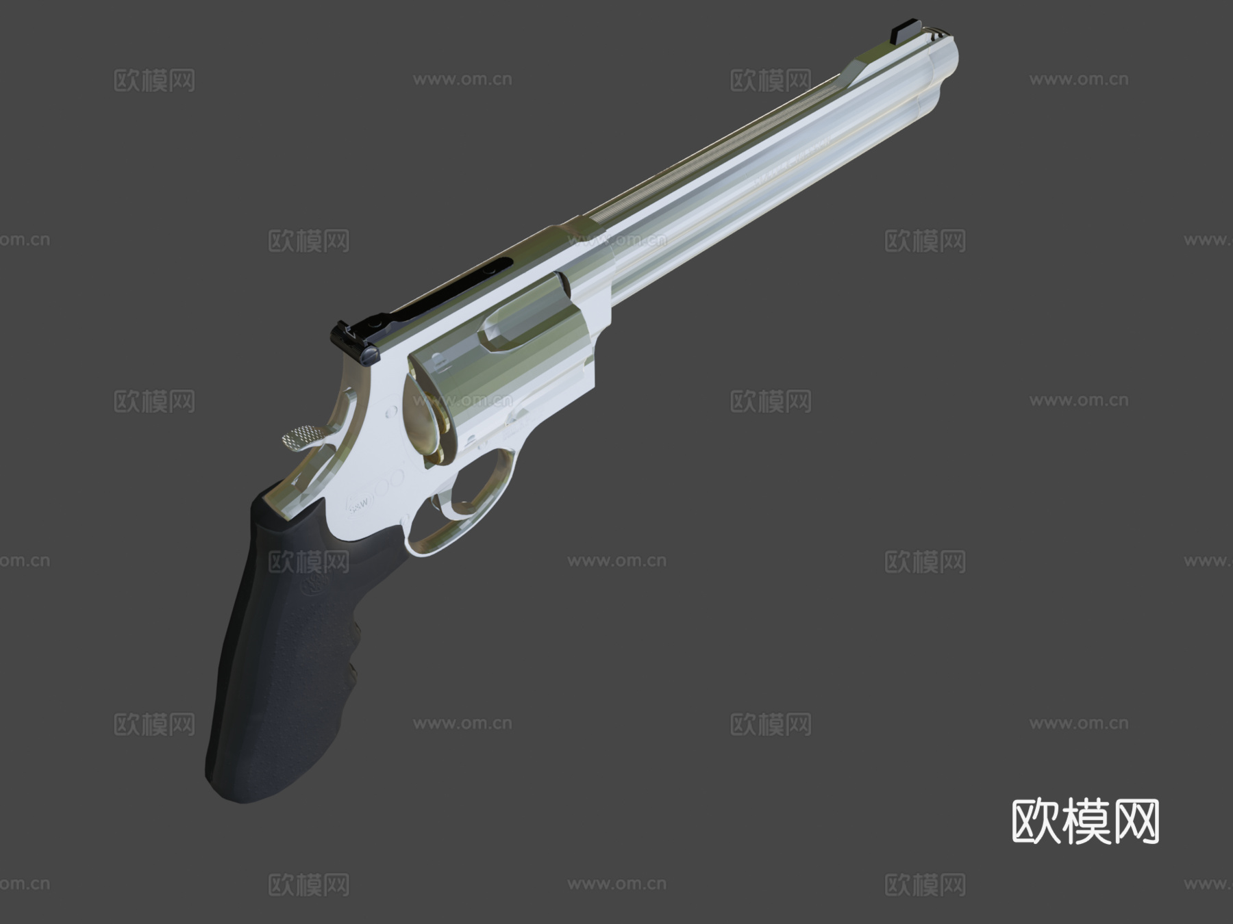 史密斯威森500马格南3d模型