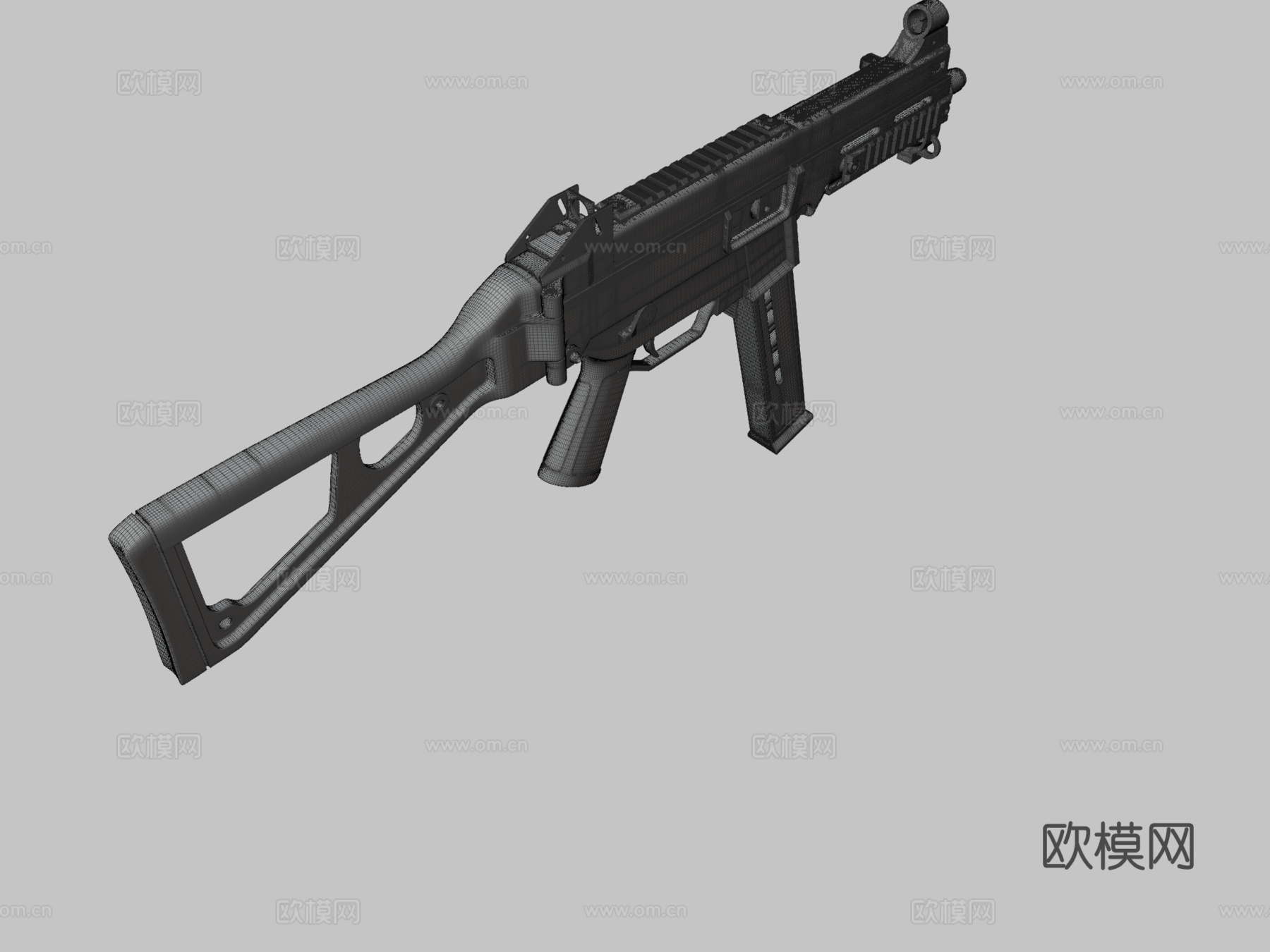 H&amp;K UMP .453d模型