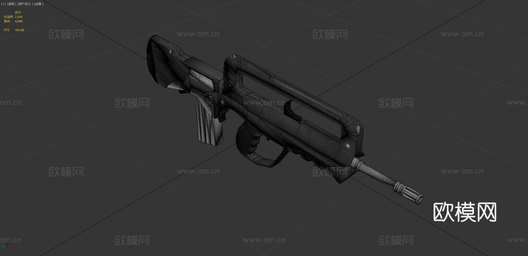 法玛斯G2步枪3d模型