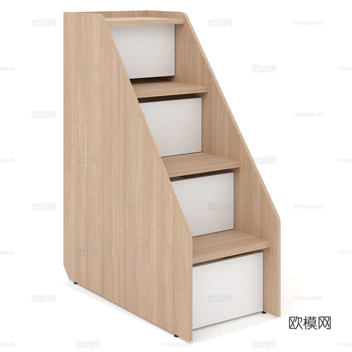 北欧简约储物柜 储物柜 装饰柜 矮柜 边柜3d模型