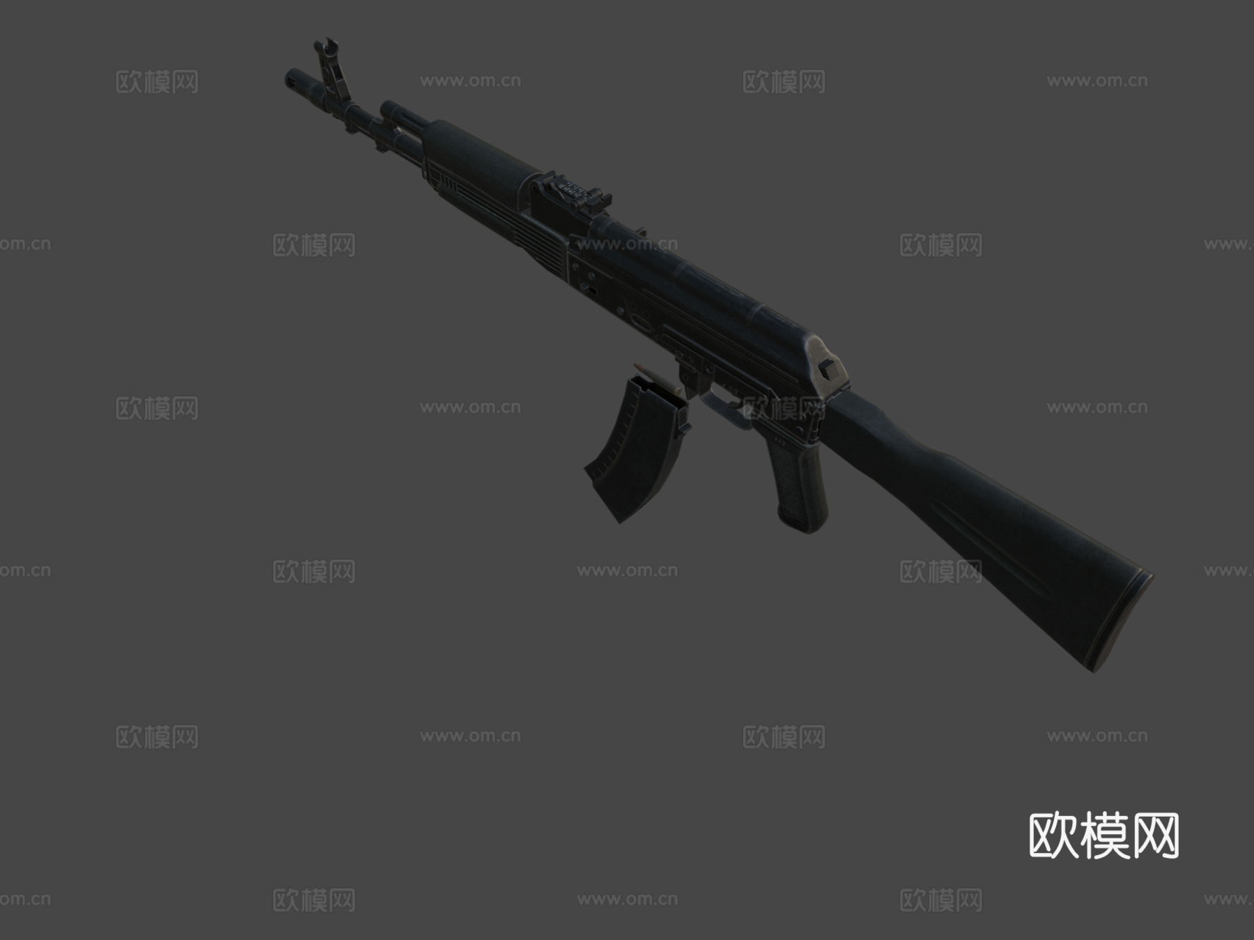 AK74M3d模型