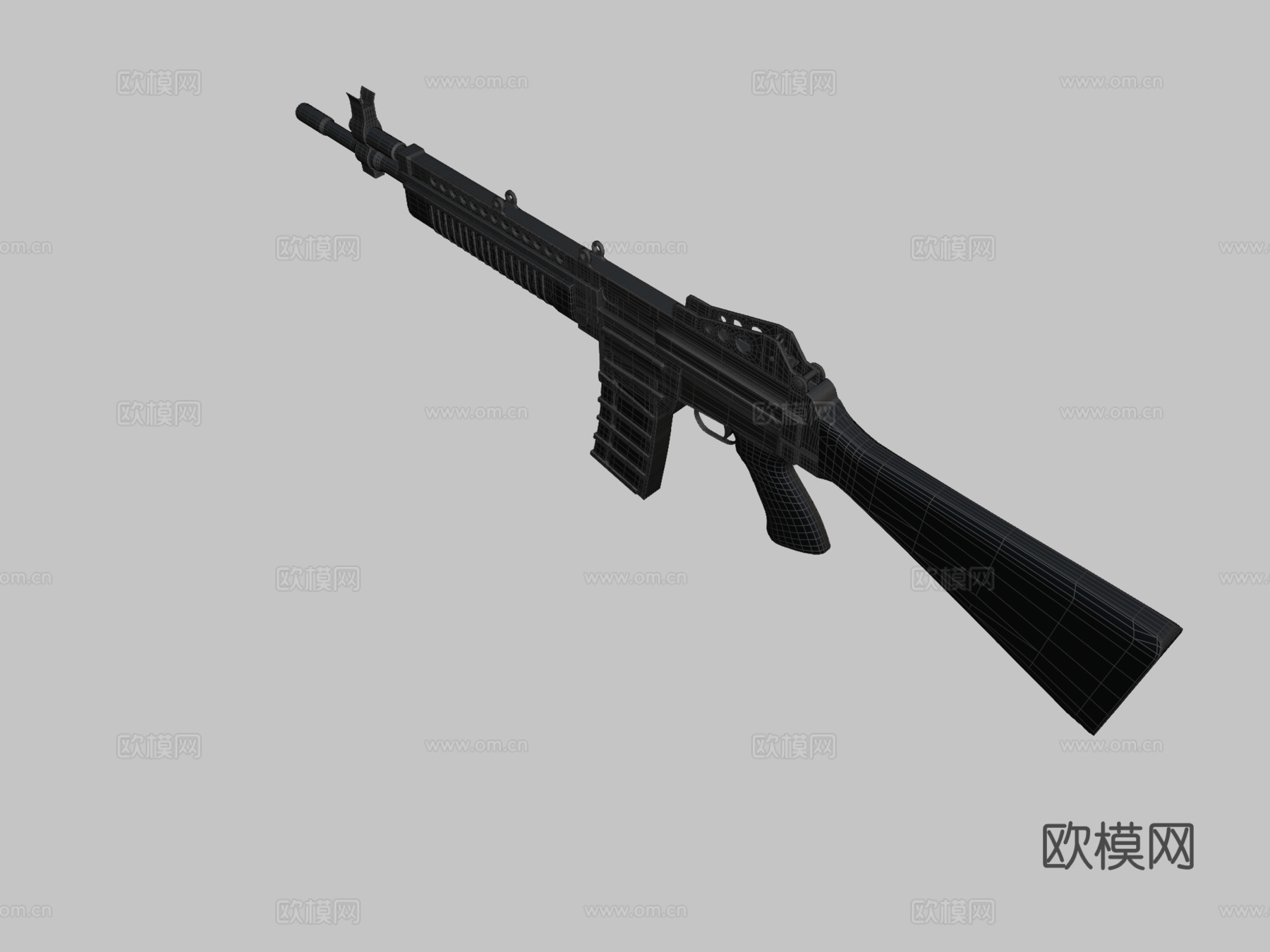 M96侦察兵平滑版3d模型